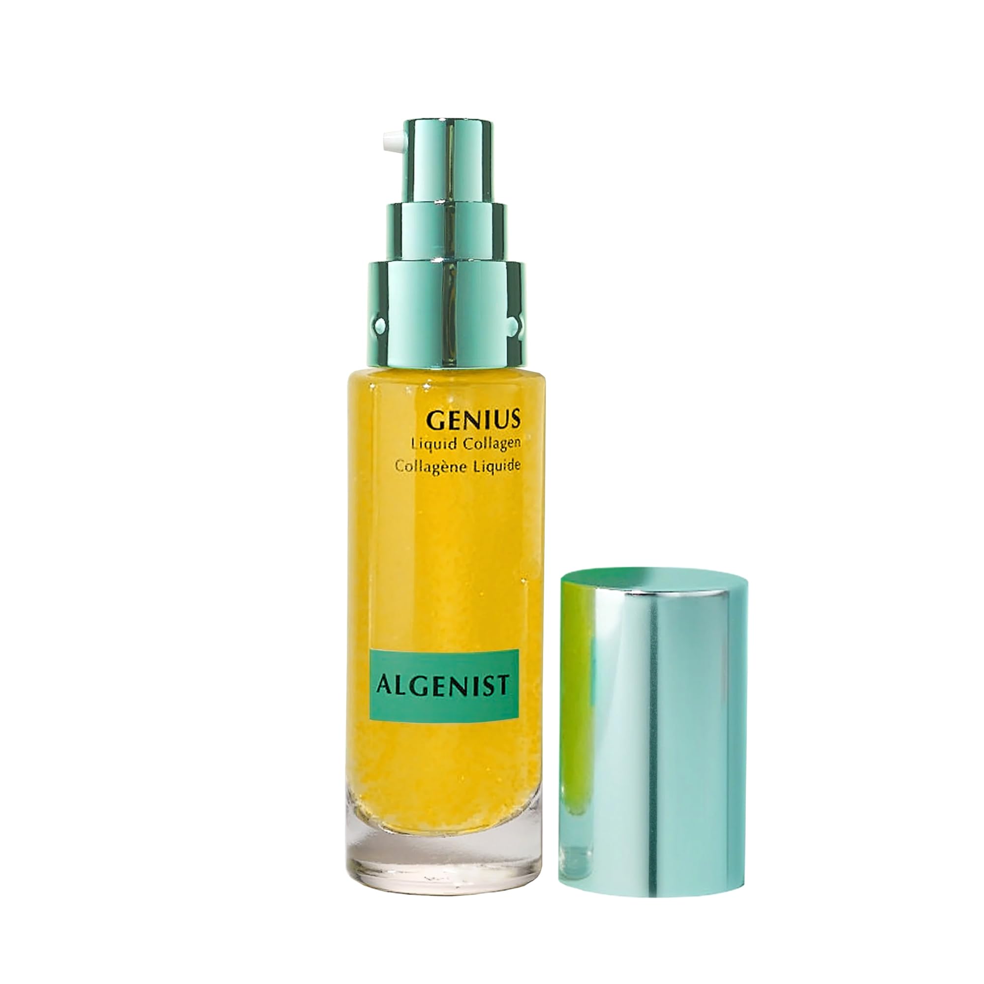Algenist GENIUS Liquid Collagen Serum - Firming and Hydrating Face Serum with Collagen + Vitamin E - Helps Visibly Minimize Fine