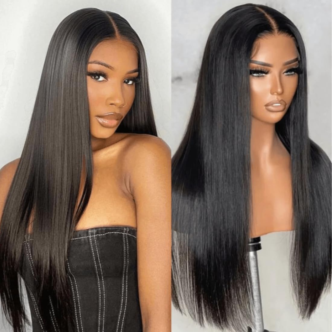 Nadula Pre Everything Glueless Silk Straight Wig 13X4 Hd Pre Cut Lace Front Wig Human Hair With Ear Tape Bleached Invisible Bye