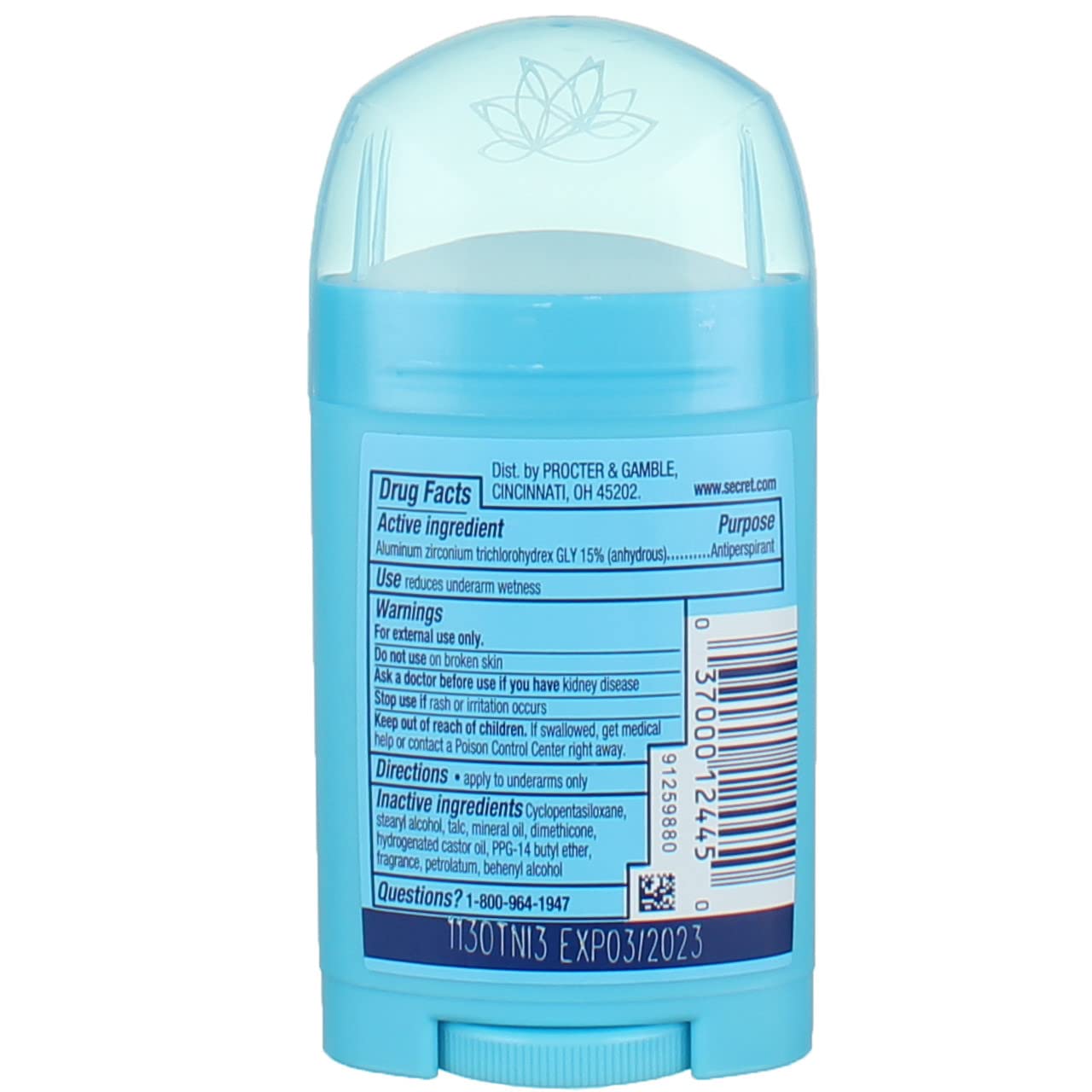 Secret Anti-Perspirant Deodorant Solid Shower Fresh 1.70 Oz (Pack Of 10)