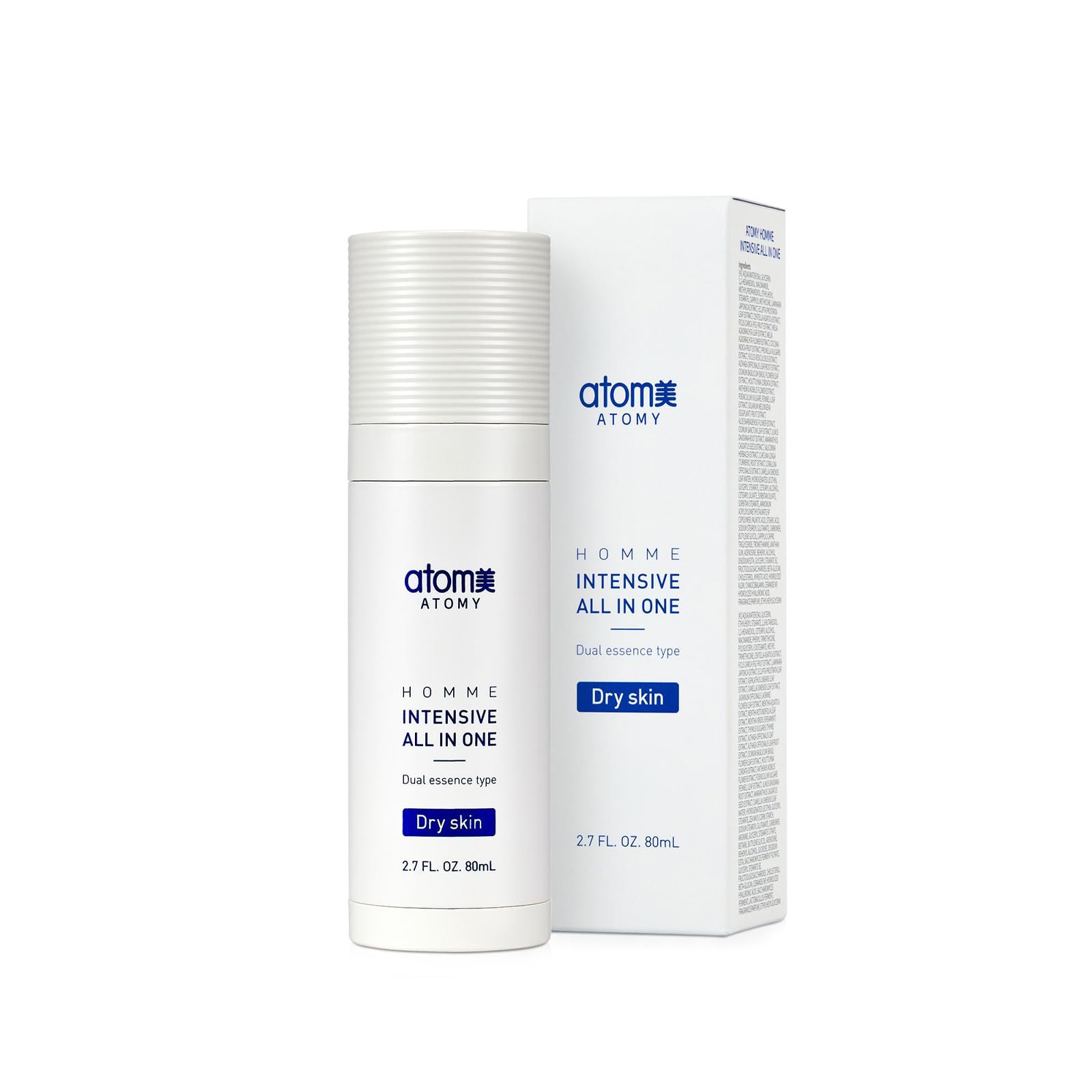 Oil and Moisture Care Essence for Men that Fills Moisture and Elasticity For Atomy Homme Intensive All-in-One (2.7fl.oz. 80ml)
