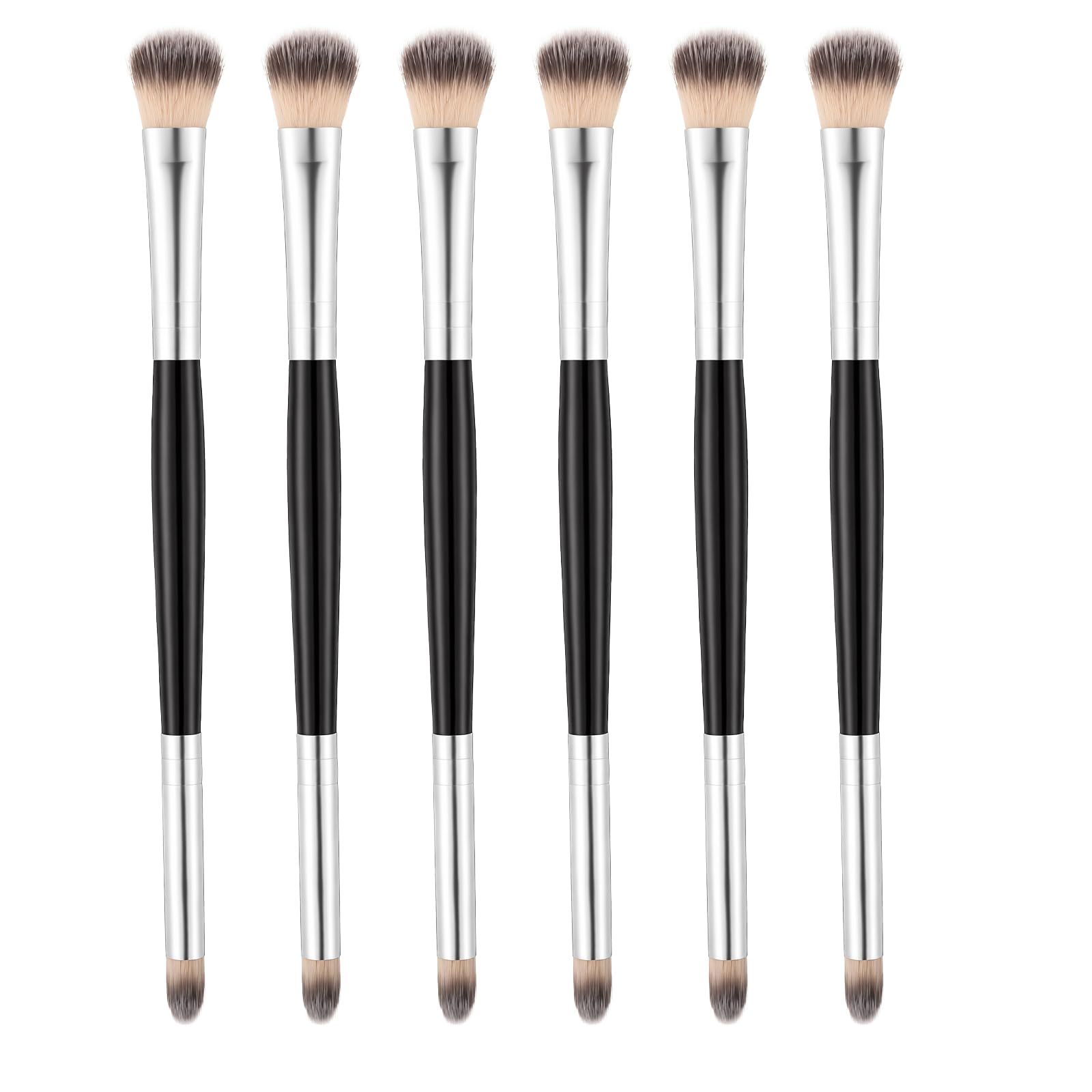 SULIKJHUI 6 Pcs Dual Ended Eyeshadow Brush