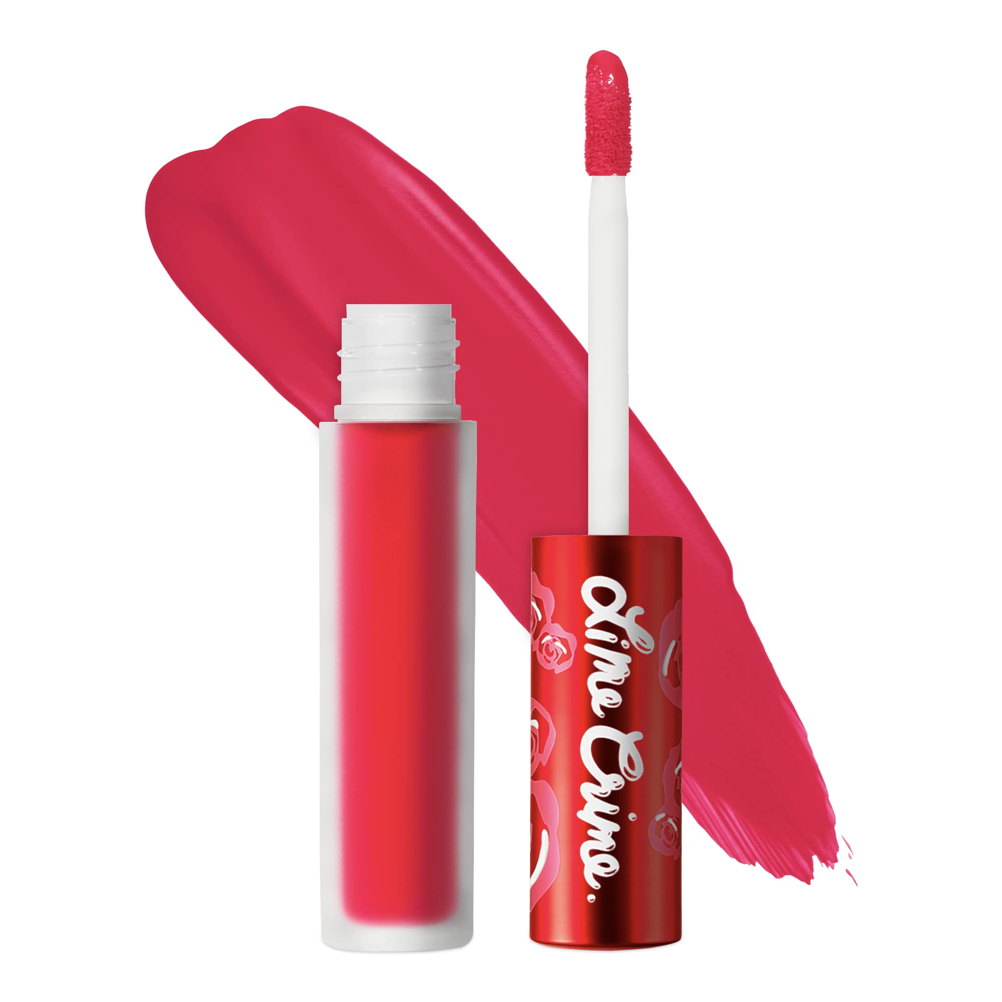 Lime Crime Velvetines Liquid Matte Lipstick, True Love (True Black) - Bold, Long Lasting Shades & Lip Lining - Stellar Color & H