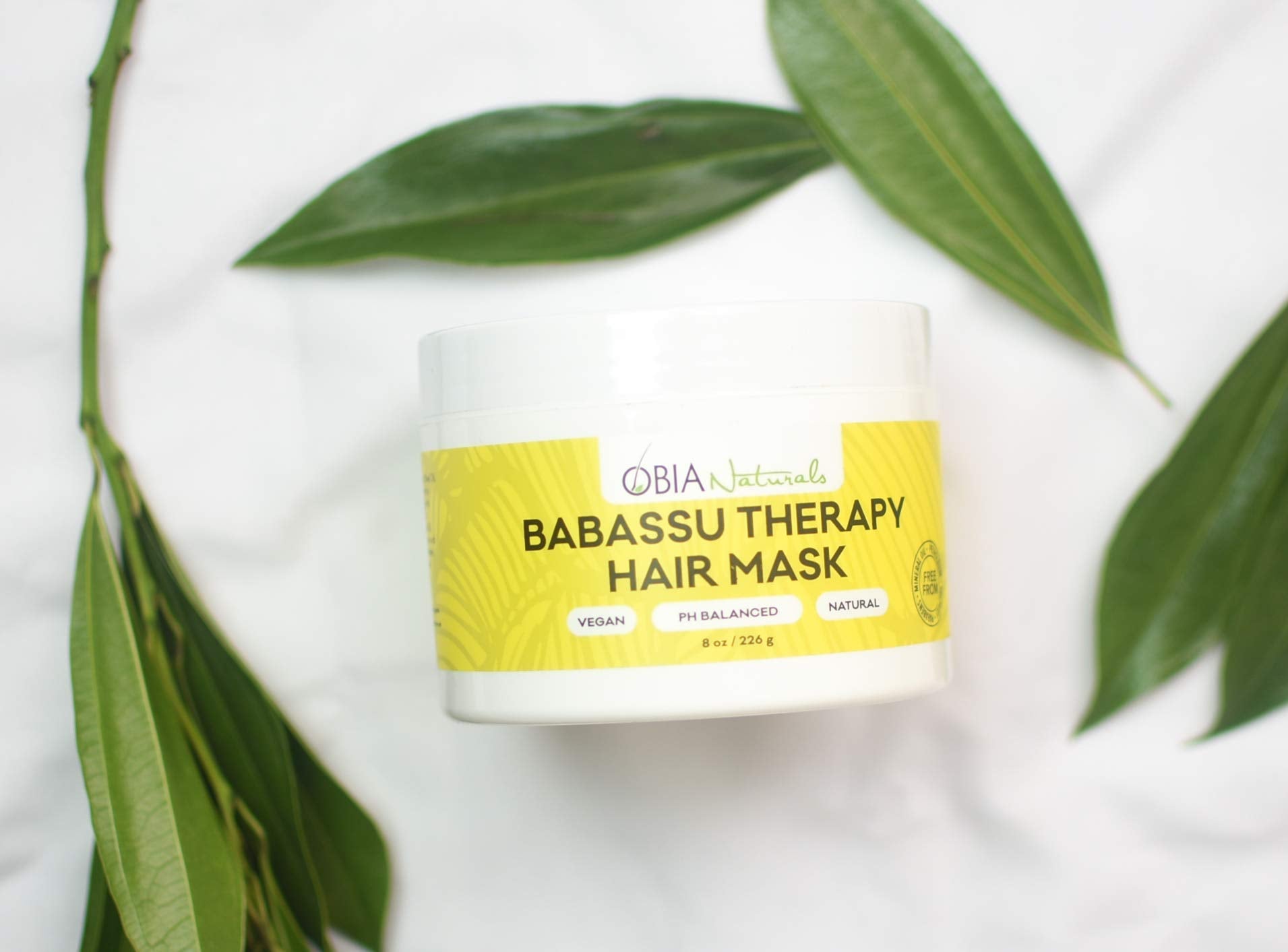 OBIA Naturals Babassu Oil Therapy Hair Mask - (8 oz/ 226 g) - Deep Conditioner - Hydrating, Repairs Dry, Damaged or Color Treate