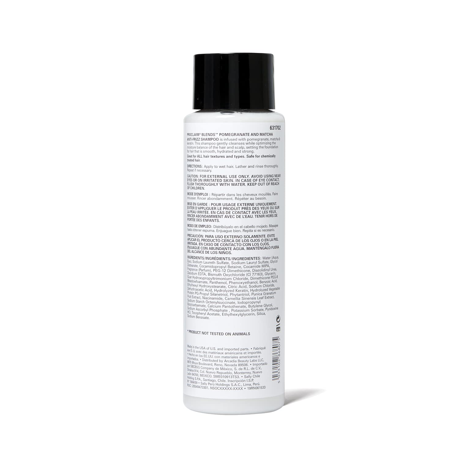 Proclaim Blends Pomegranate & Matcha AntiFrizz Shampoo, 16 Fl Oz