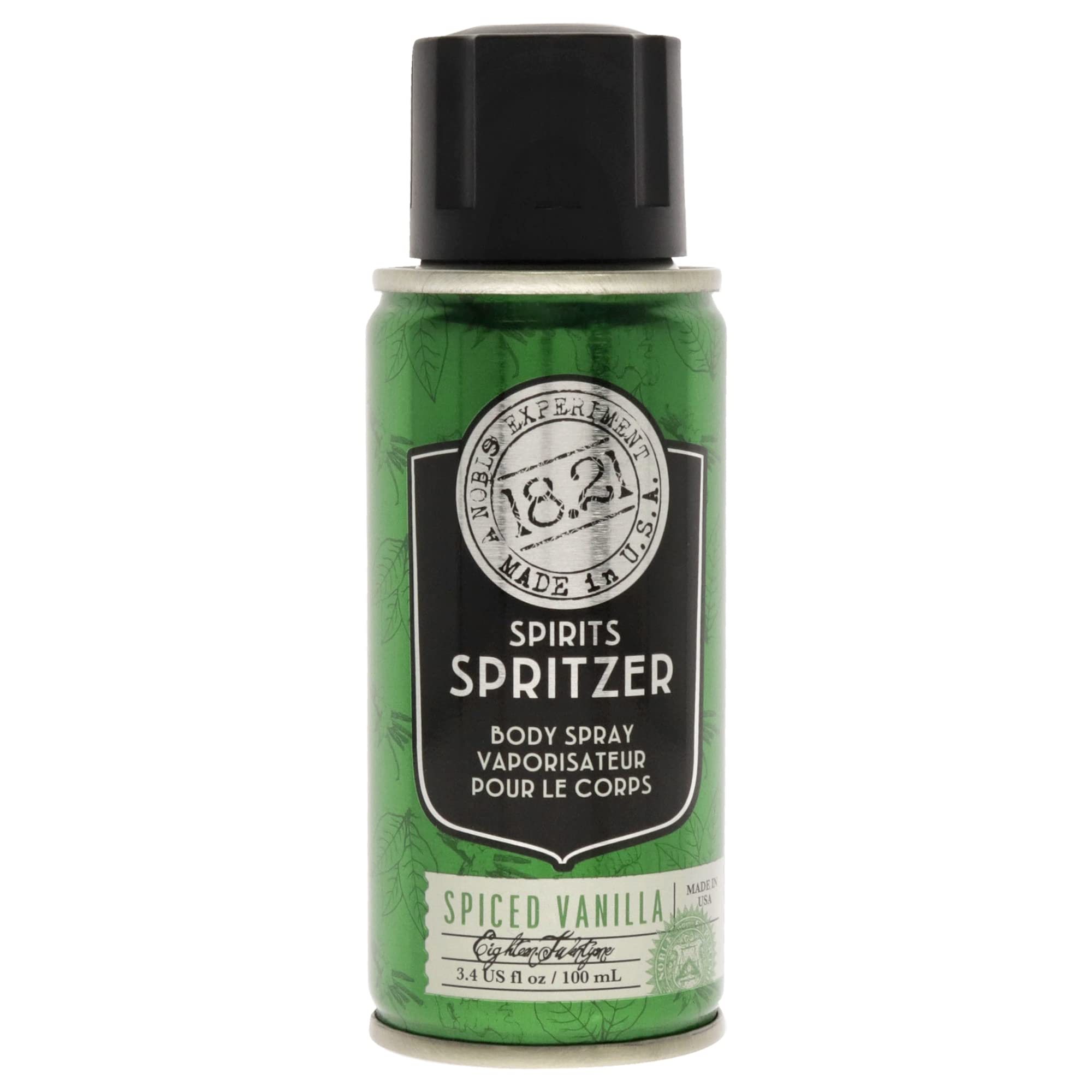 18.21 Man Made Mens Spirits Spritzer Spiced Vanilla Fragrance, 3.4 Oz. - Luxurious Long-Lasting All Over Body Spray With Masculi