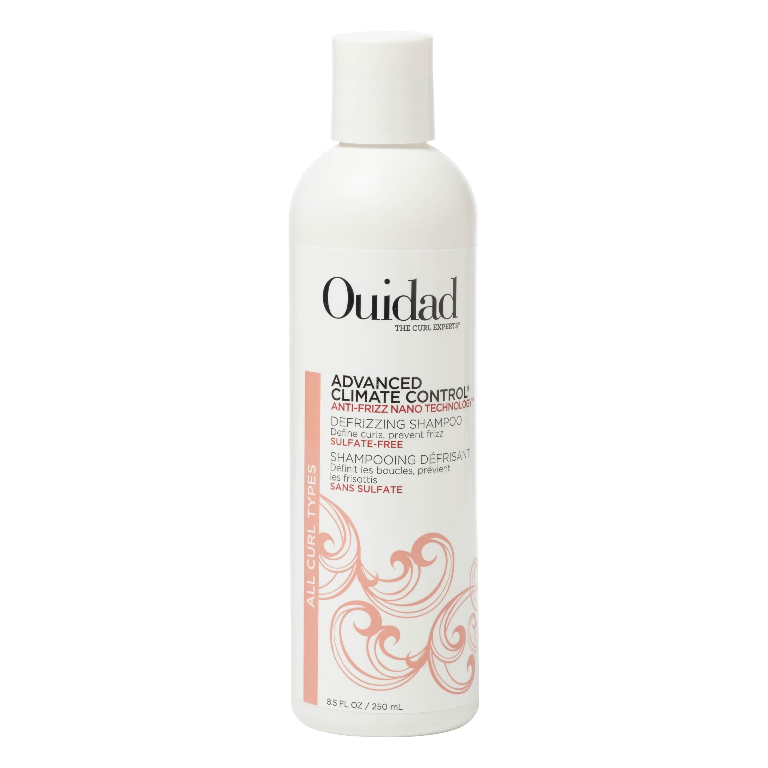 Ouidad 24/7 Frizz Fighting Trio, 8.5 fl oz Each, Advanced Climate Control Shampoo, Conditioner & Gel for Curly Hair, Anti Frizz,