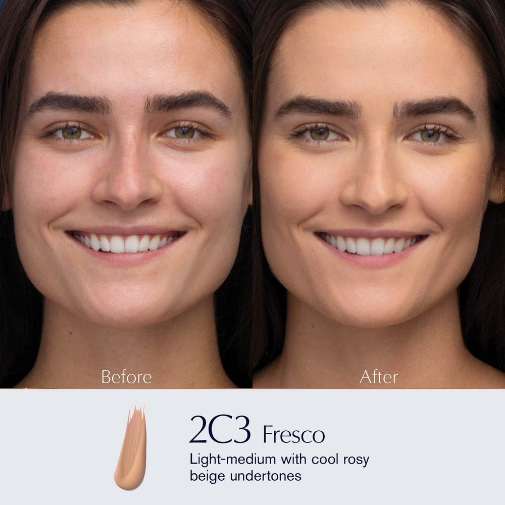 Est  E Lauder Double Wear Stay-In-Place 24-Hour Long-Wear Matte Foundation Makeup, 1 Fl Oz, 2C3 Fresco