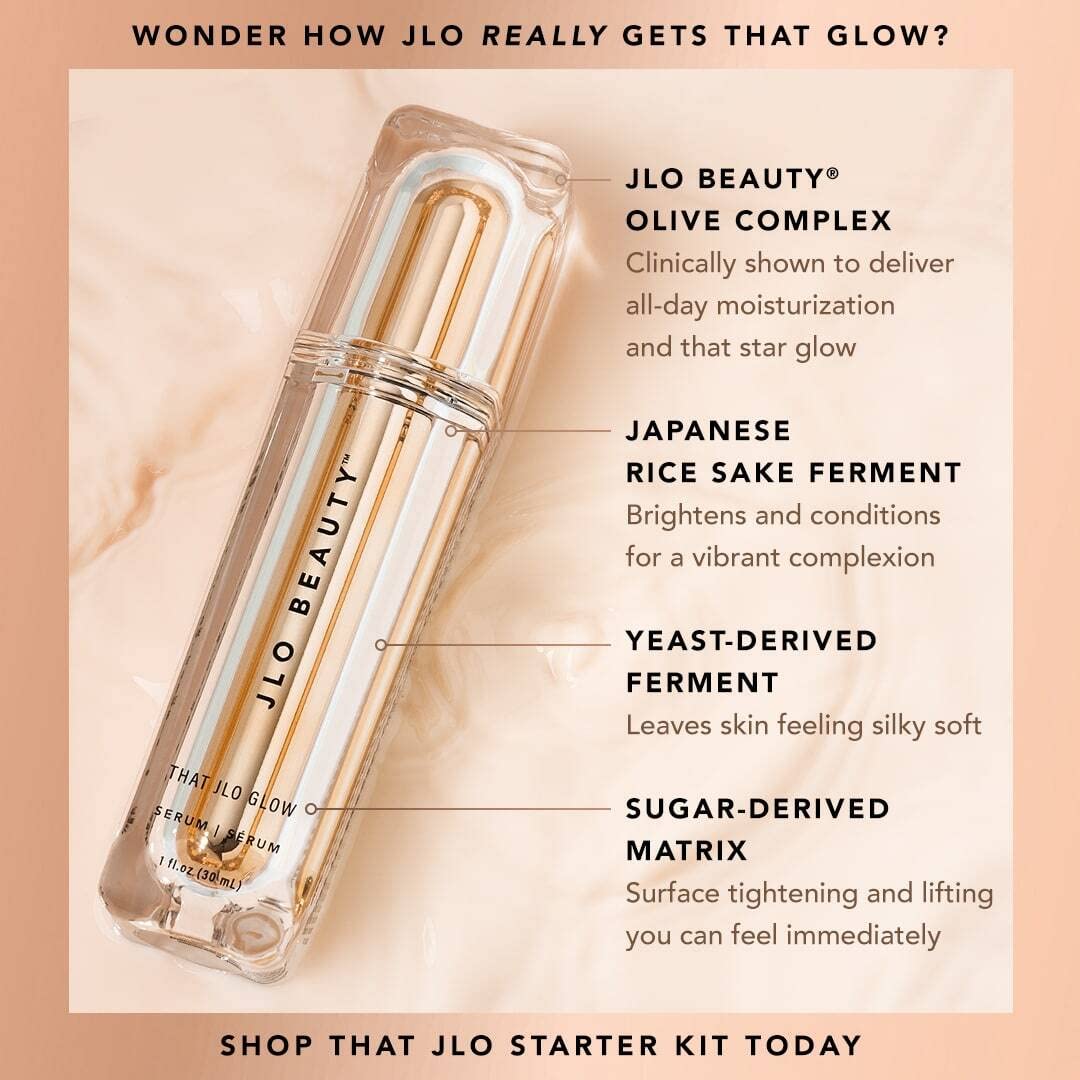 JLO BEAUTY That Day/Night Serum Duo | Includes 1 Oz That JLO Glow Serum & 1 Oz That Overnight Hustle AHA & BHA Resurfacer, Brigh