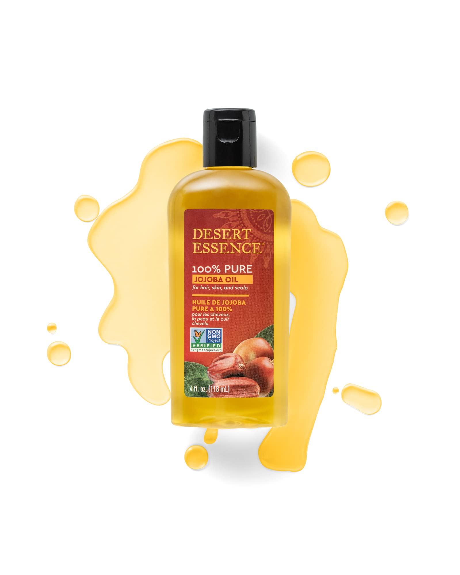 Desert Essence 100% Pure Jojoba Oil - 4 Fl Oz
