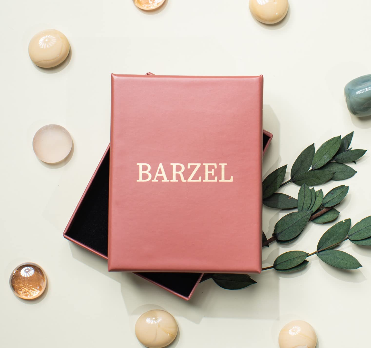 Barzel 18K Rose Gold Plated Created Fire Opal Ring With Cubic Zirconia Accents (Rose Gold Fire Opal, 7)