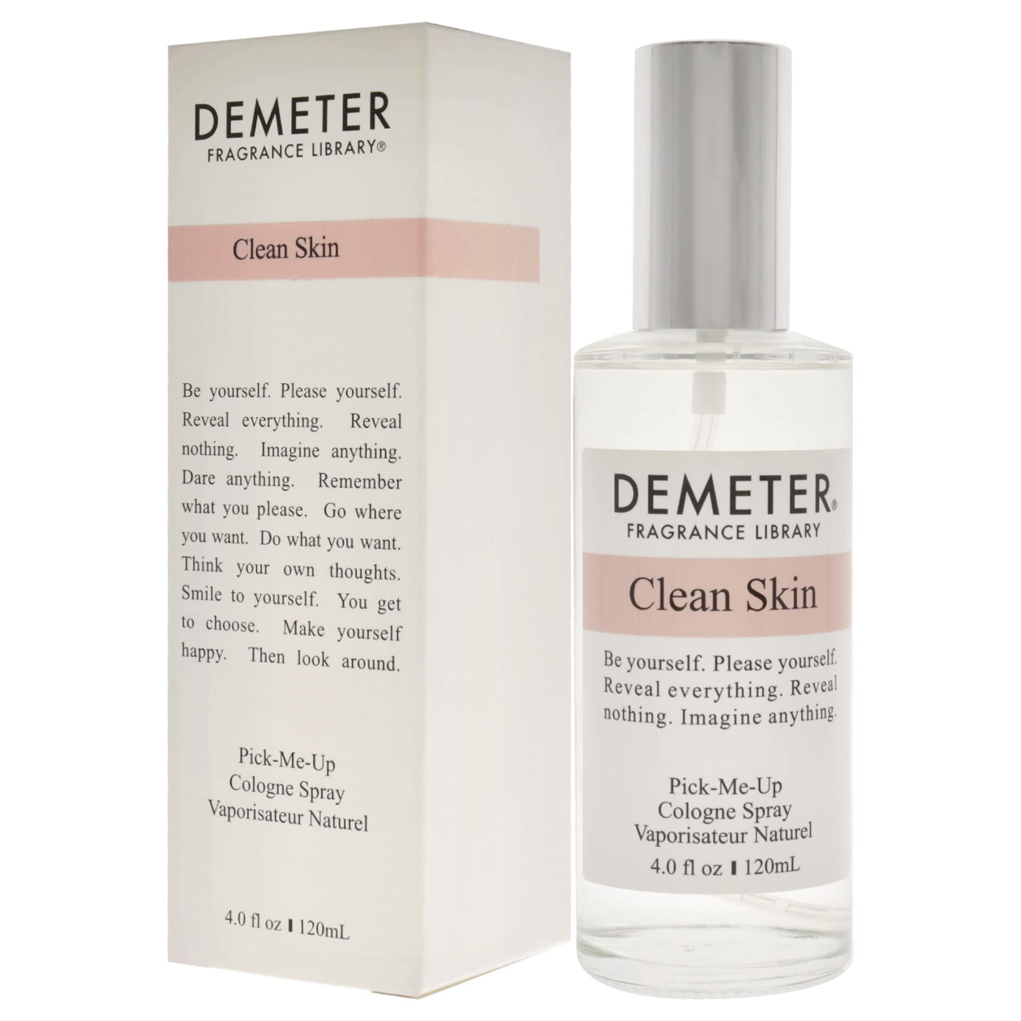 Clean Skin By Demeter, 4 Oz Pick-Me-Up Cologne Spray For Women