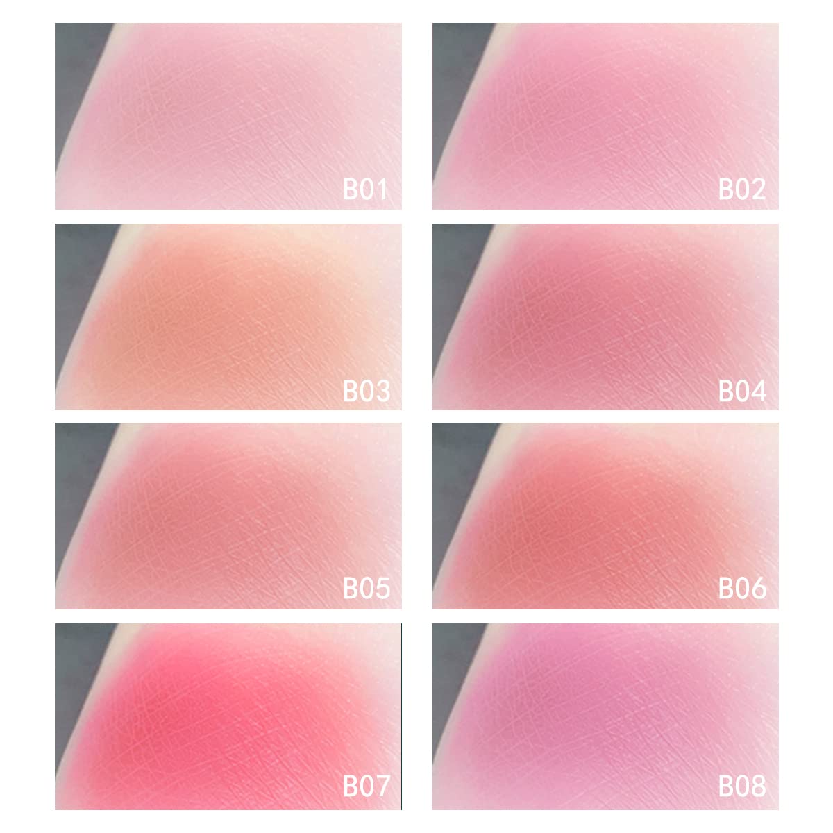 LAMUSELAND 8 Colors Soft Velvet Blush Matt Lasting Blusher (B05 CANDY)