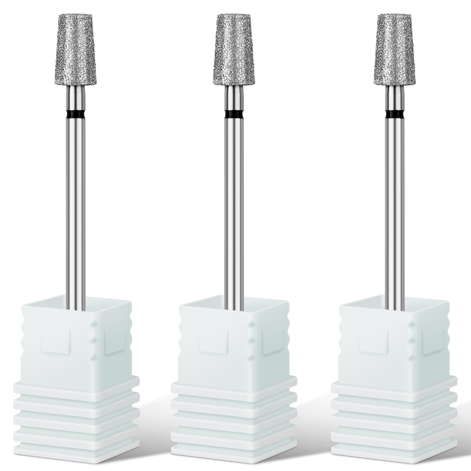 Rolybag Cuticle Nail Drill Bits Tapered Barrel Cuticle Drill Bit For Nail Diamond Drill Bits 3/32    Professional Safety Cuticle