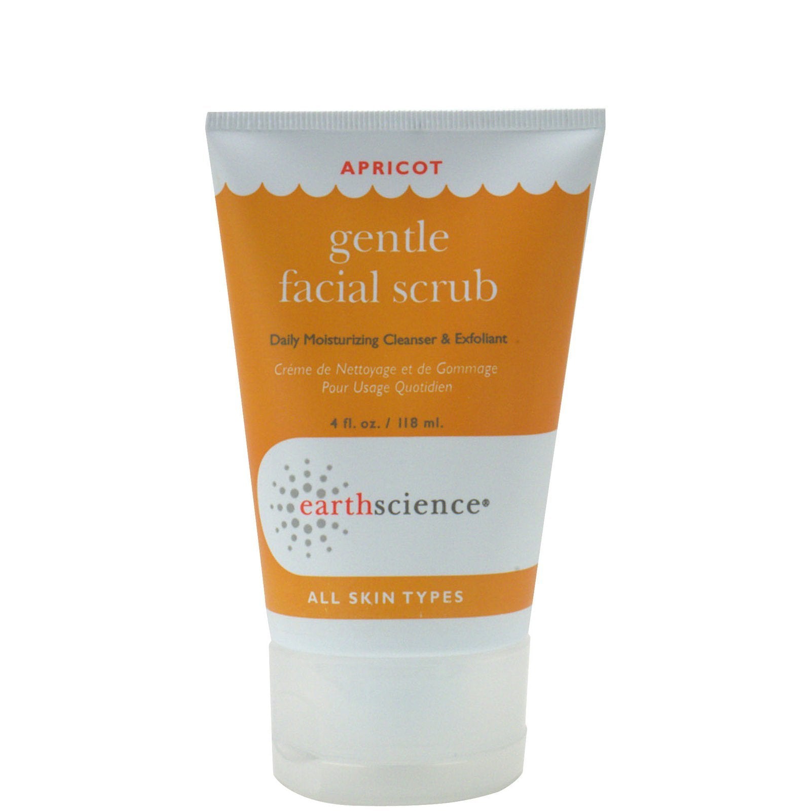 Earth Science Apricot Facial Scrub CRM 4 Oz
