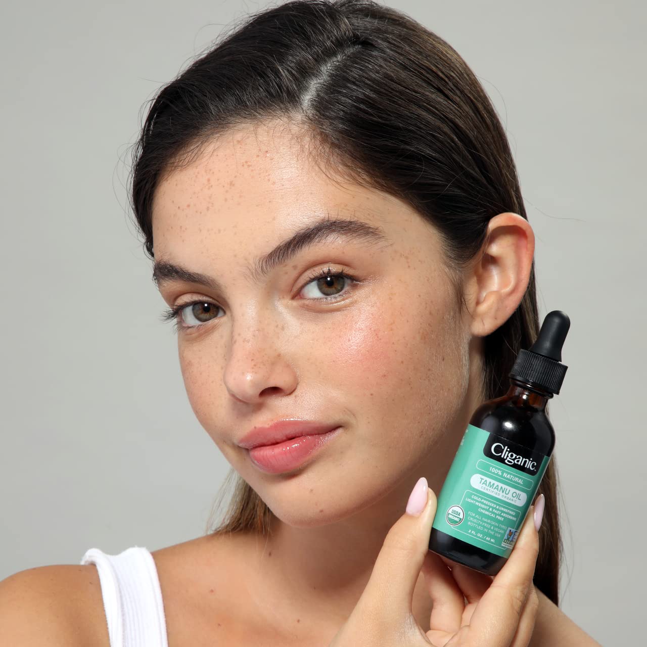 Cliganic Usda Organic Tamanu Oil, 100% Pure - For Face, Hair & Skin  Natural Cold Pressed Unrefined Hexane-Free