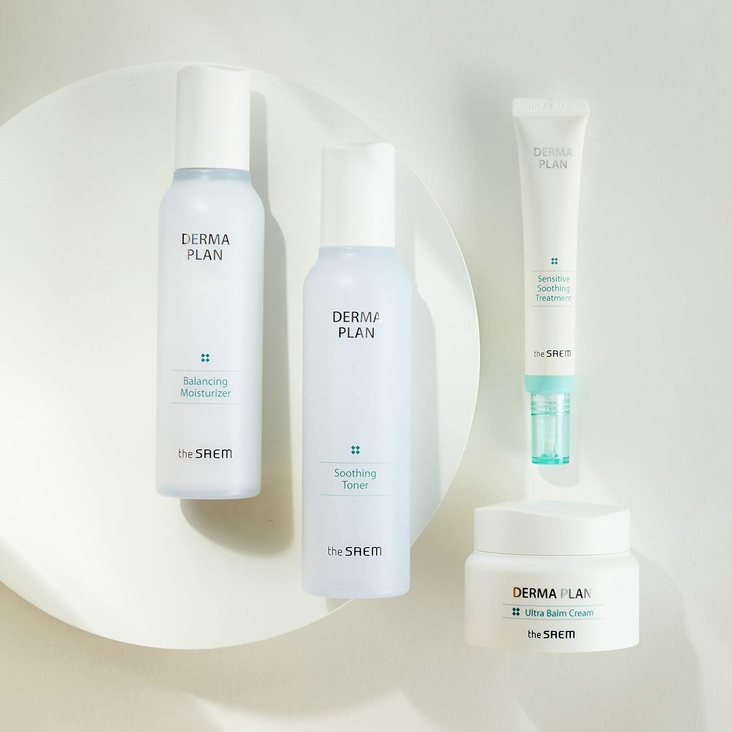 the SAEM Derma Plan Ultra Balm Cream 60ml / 2.02oz - Ceramide and Shea Butter Intensive Hydrating and Soothing Facial Cream, Veg