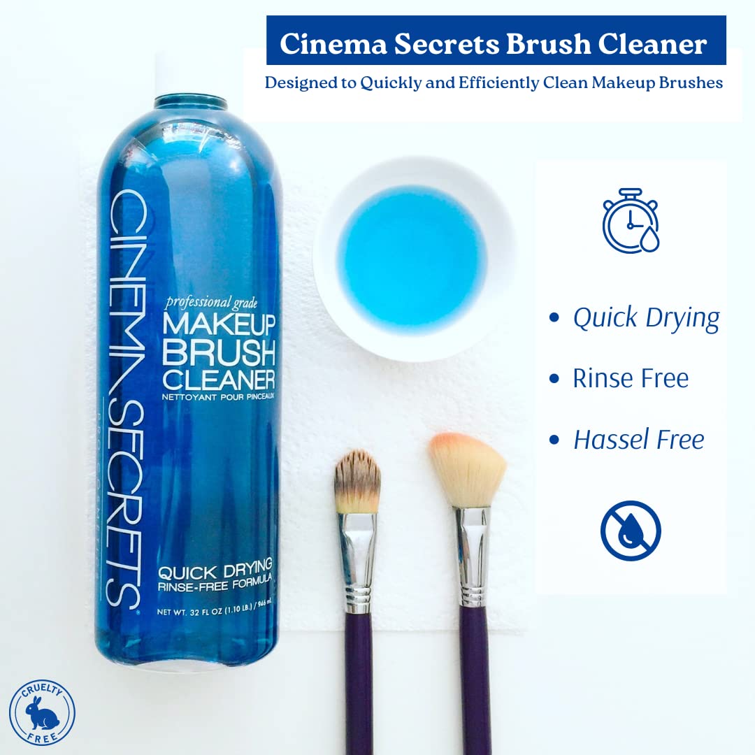 Cinema Secrets Professional Makeup Brush Cleaner, 2 Oz