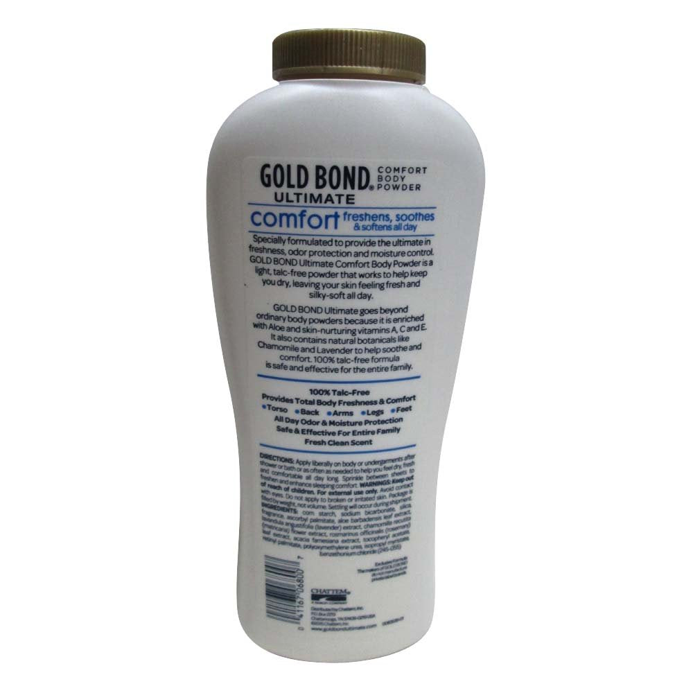 Gold Bond ULT Pwdd Size 10 Oz Gold Bond Ultimate Comfort Body Powder with Aloe, Pack of 12