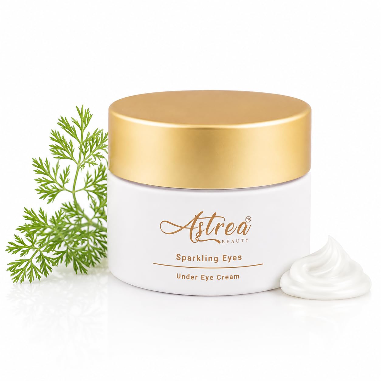Astrea Beauty Sparkling Eyes Under Eye Cream for Dark Circles, Puffiness & Bags | AntiAging Eye Cream for Wrinkles & Fine Lines