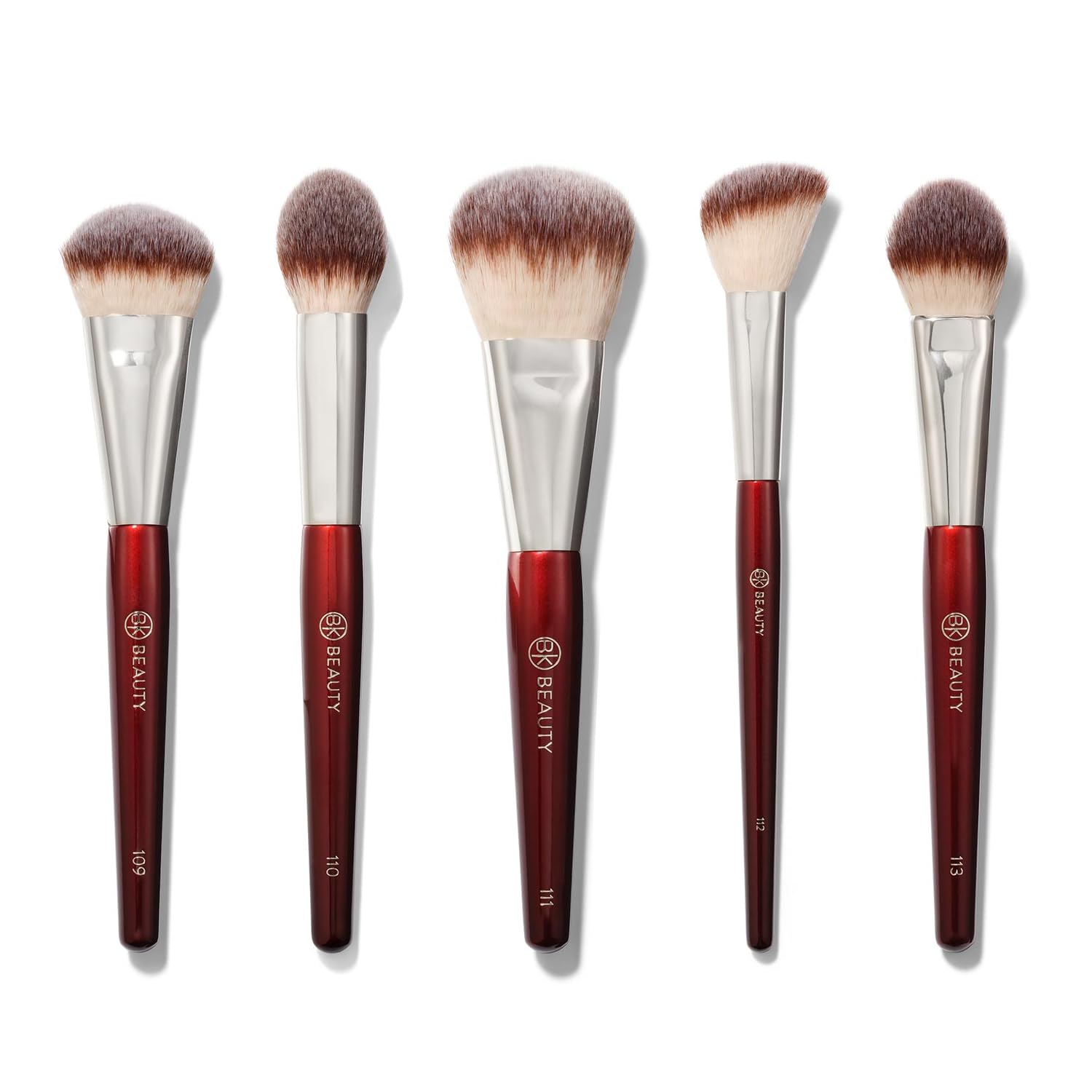 BK BEAUTY - CORE LINE EXTENSION FACE SET (5PC) - Professional Makeup Brush Set for Liquid, Cream & Powder | Premium Makeup Brush