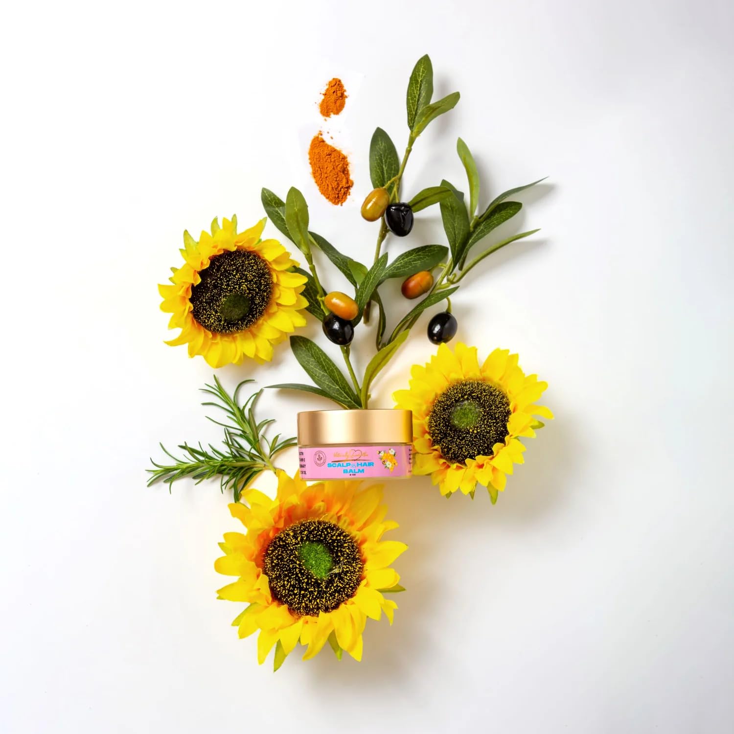 Naturally Love Hue Scalp & Hair Balm  Biotin, Vitamin E, Rosemary & Castor Oil  Nourishing Butter to Promote Hair Growth & Sca