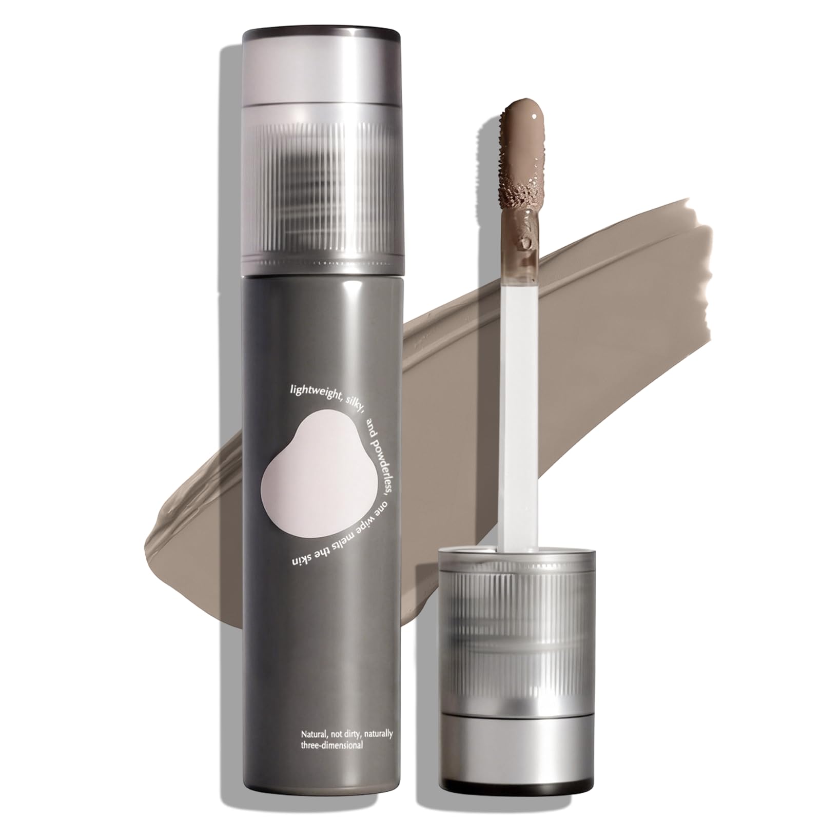 Wugbc Natural Brown Liquid Contour Stick, Cream Bronzer Lightweight Blendable Highly Pigmented Warm Toned Liquid Contouring Make