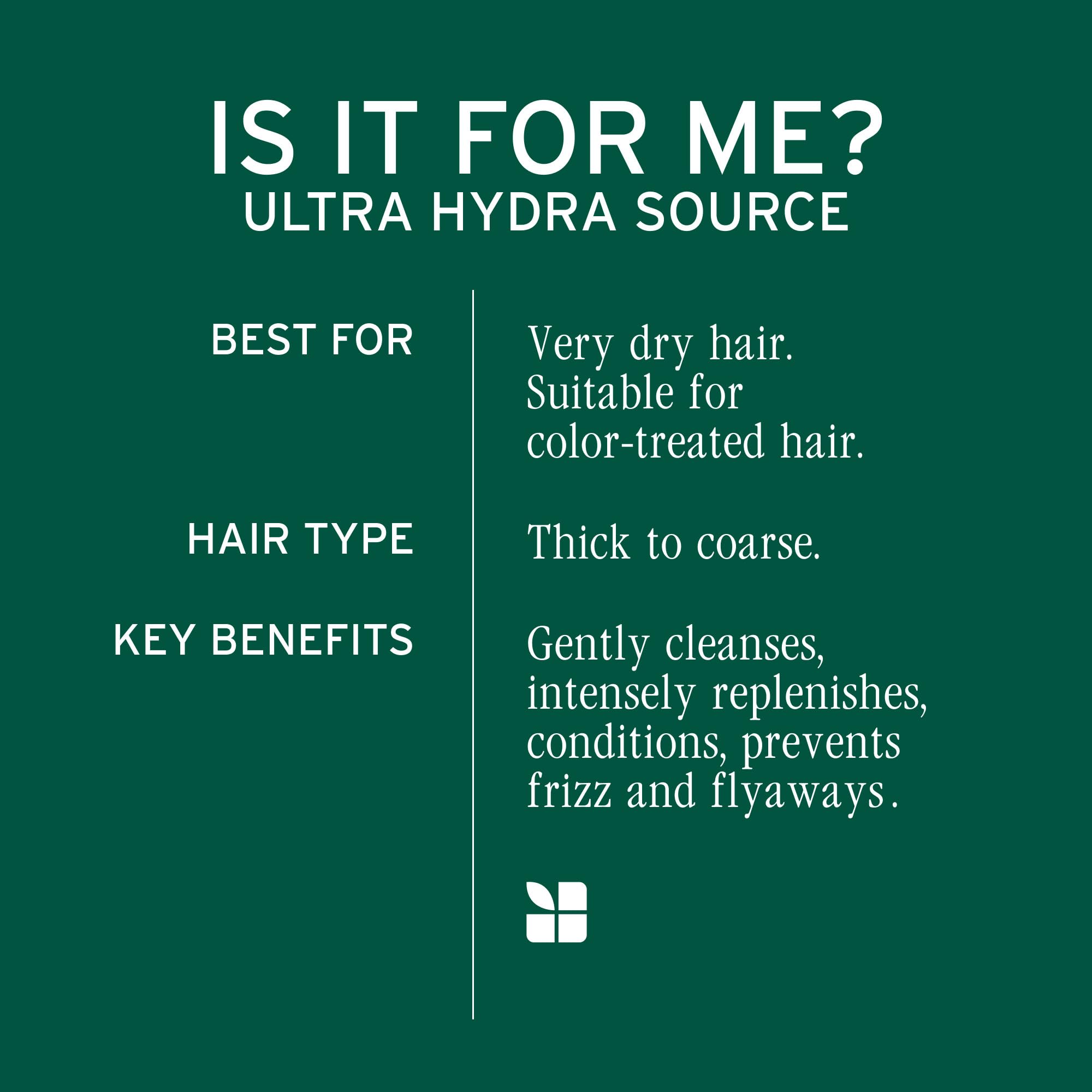 BIOLAGE Ultra Hydra Source Deep Treatment Mask - Intense Hydration, For Very Dry, Thick Hair, With Micro-dosed with Cupuau Butte