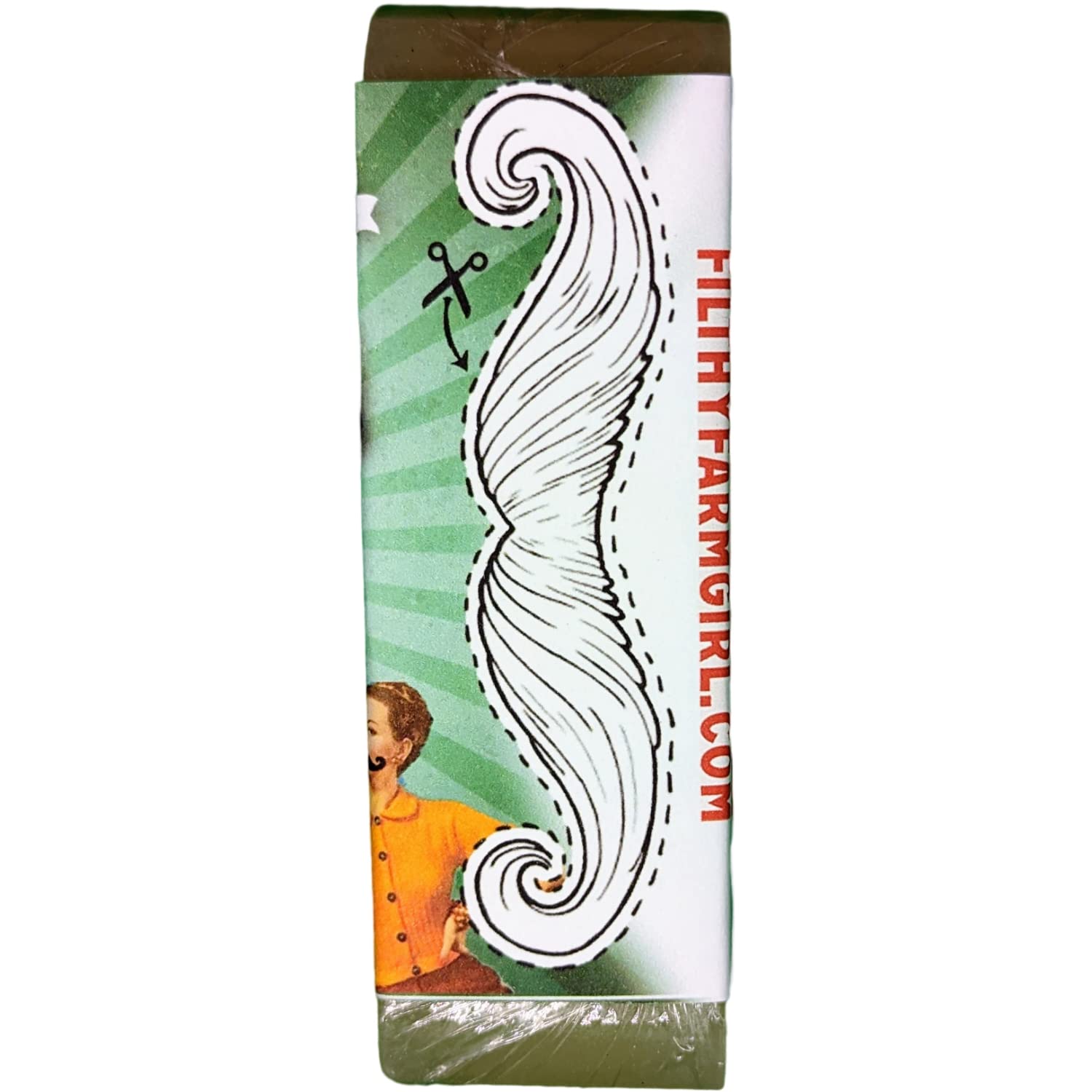 FILTHY FARMGIRL Filthy Moustache Soap, 1 EA