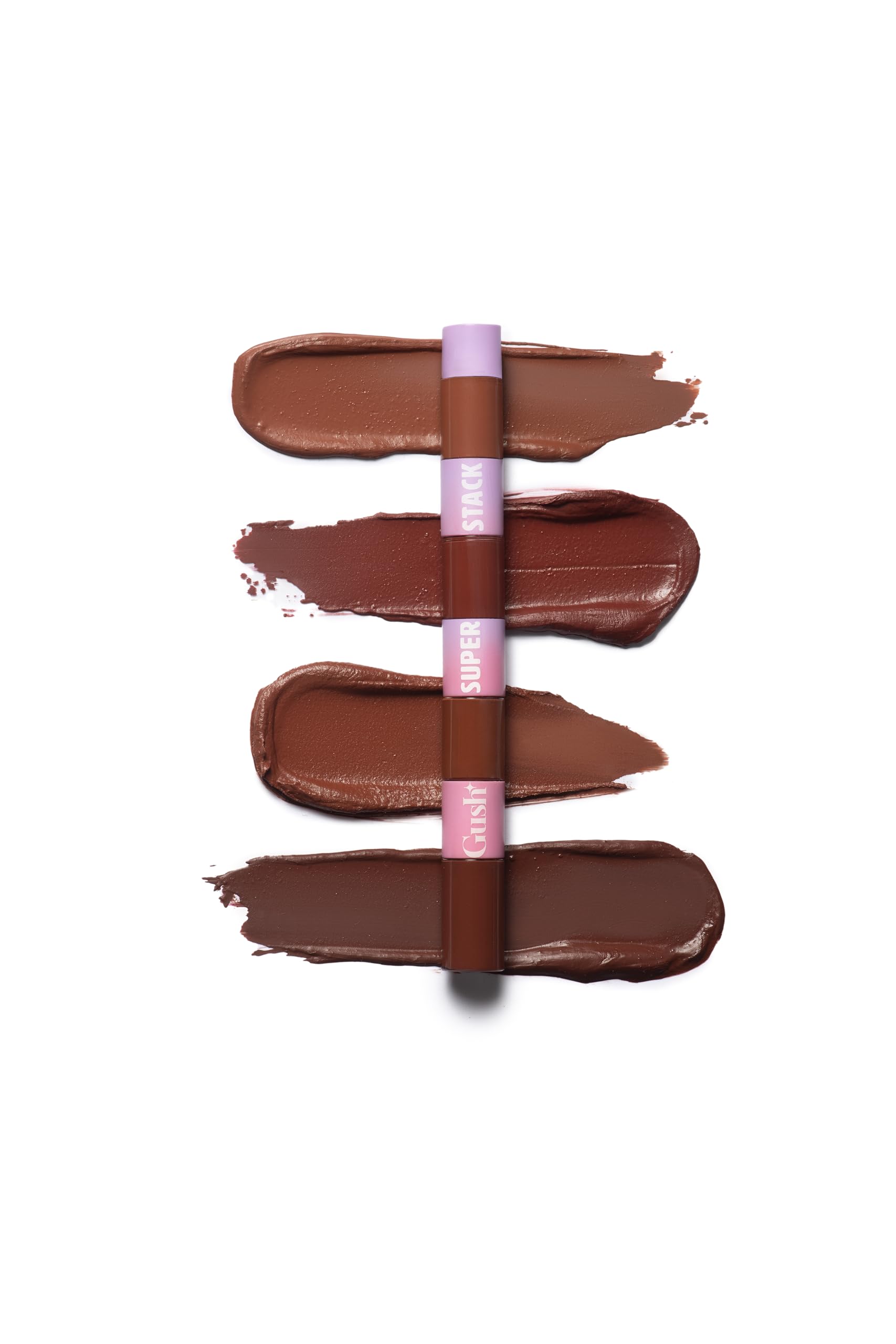 Gush Beauty 4In1 Matte Liquid Lipstick Brown, Waterproof | 8.4Ml