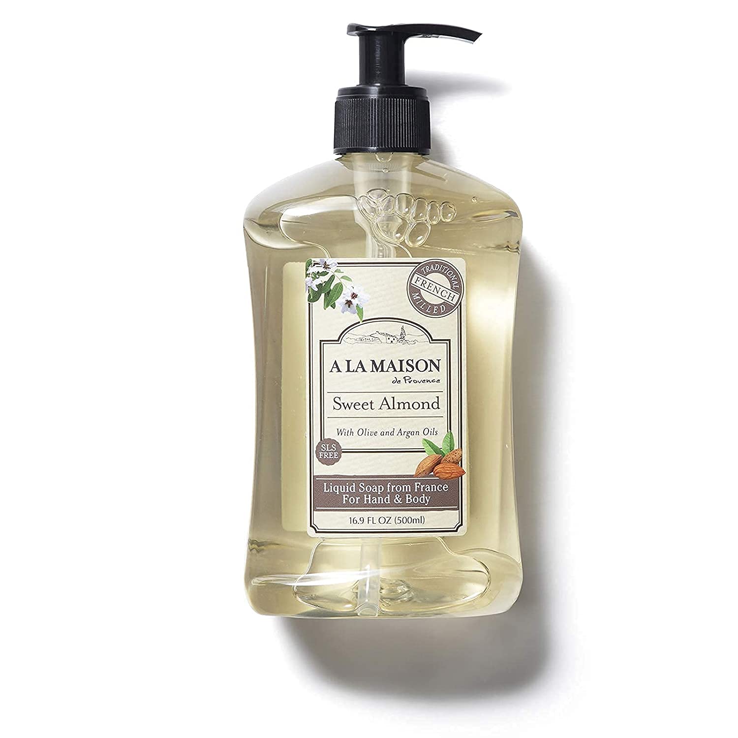 A LA MAISON Liquid Soap, Sweet Almond, 16.89 Fluid Ounce
