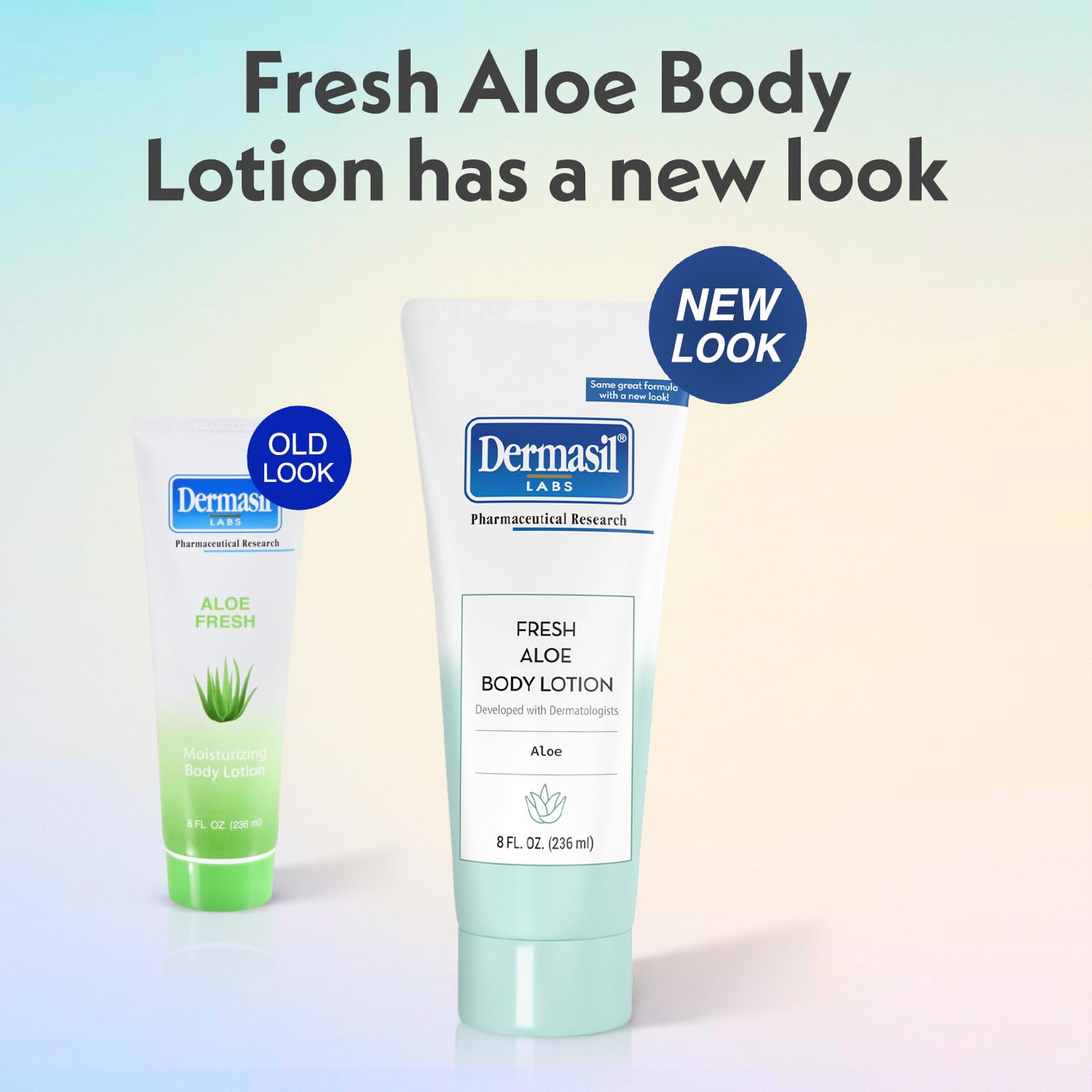 Dermasil Body Lotion, Fresh Aloe, 3-Pack - Non-Greasy, Fast-Absorbing, Fresh Scent, 8 Oz Ea