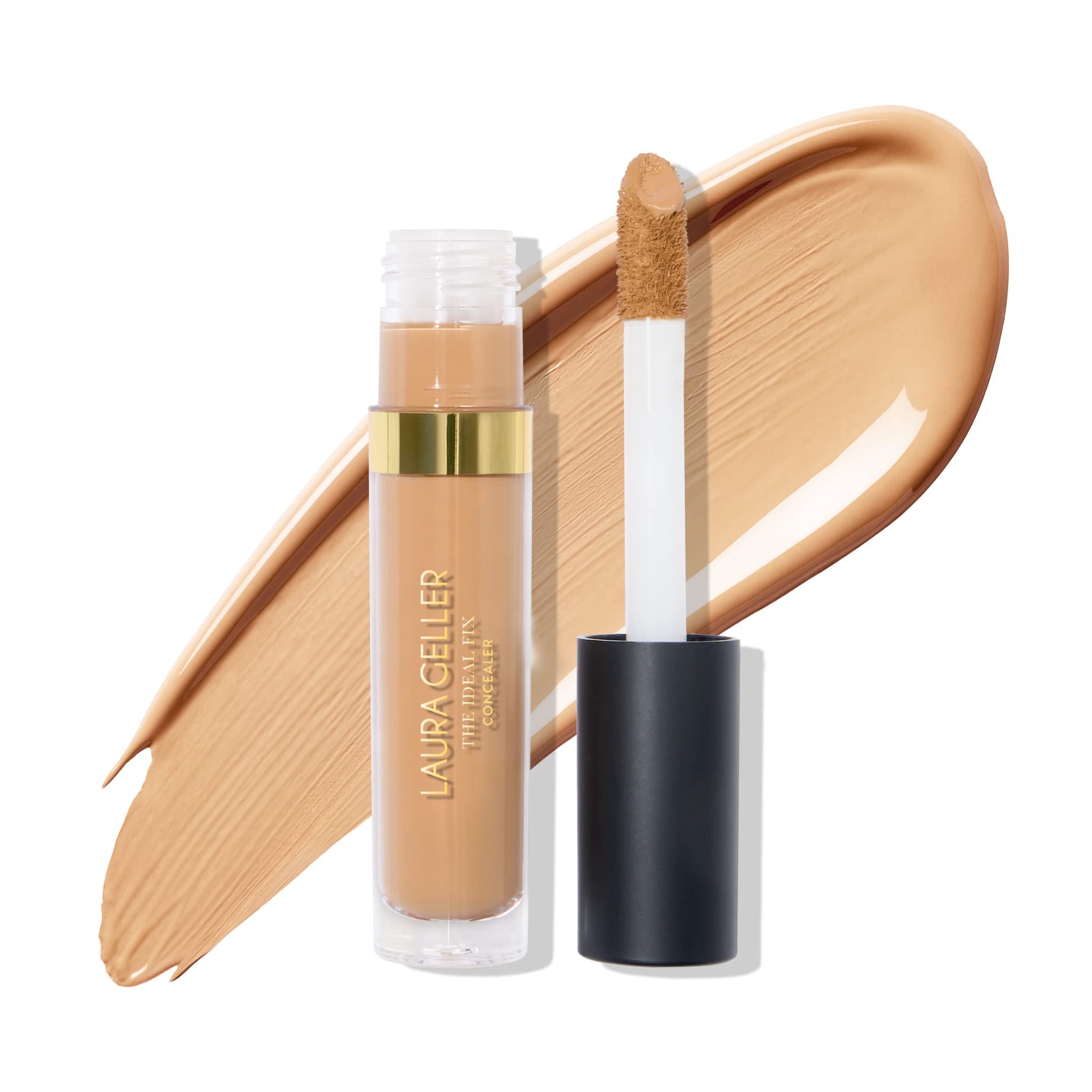 LAURA GELLER NEW YORK The Ideal Fix Concealer  Medium  Buildable Medium to Full Coverage Liquid Concealer  Covers Under Eye D