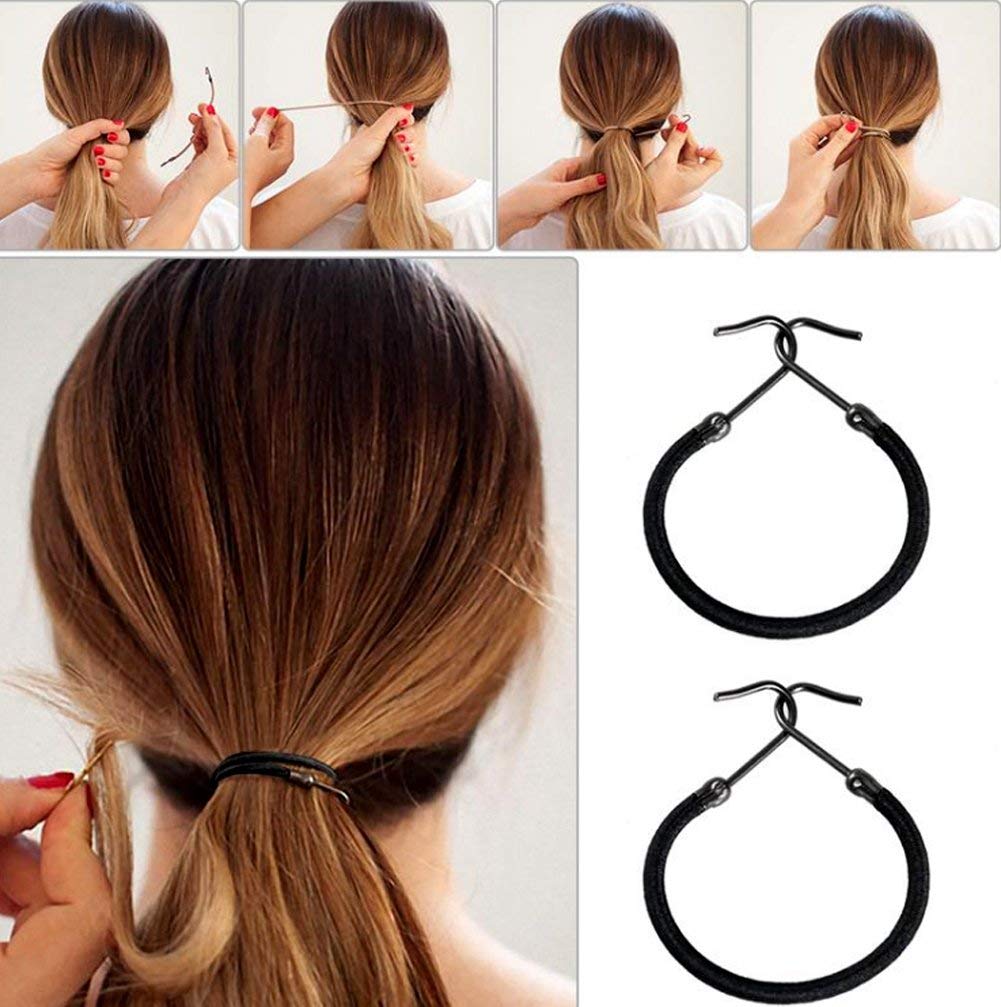 Mini Skater 10Pcs Women Ponytail Hooks Bungee Small Rubber Bands Hair Ties Accessories Elastic Holder Blonde Beige Styling Headb