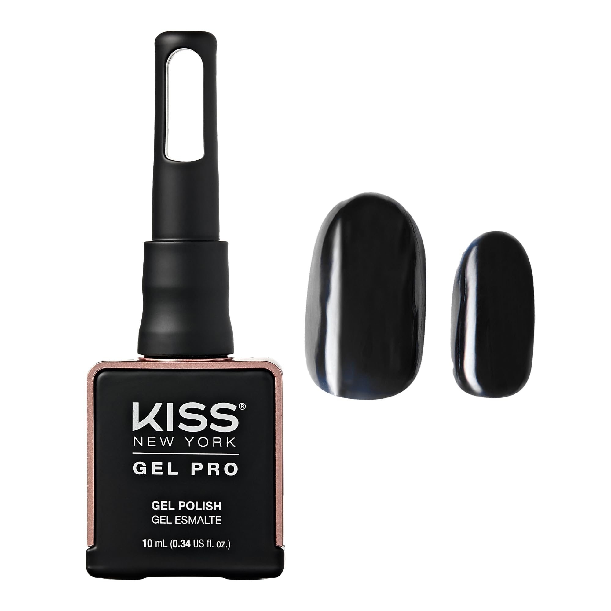 Kiss New York Gel Nail Polish Soak Off UV LED Gel Polish 10mL Nail Art Salon Manicure DIY HEMA FREE, TPO FREE, Made in USA (Pain