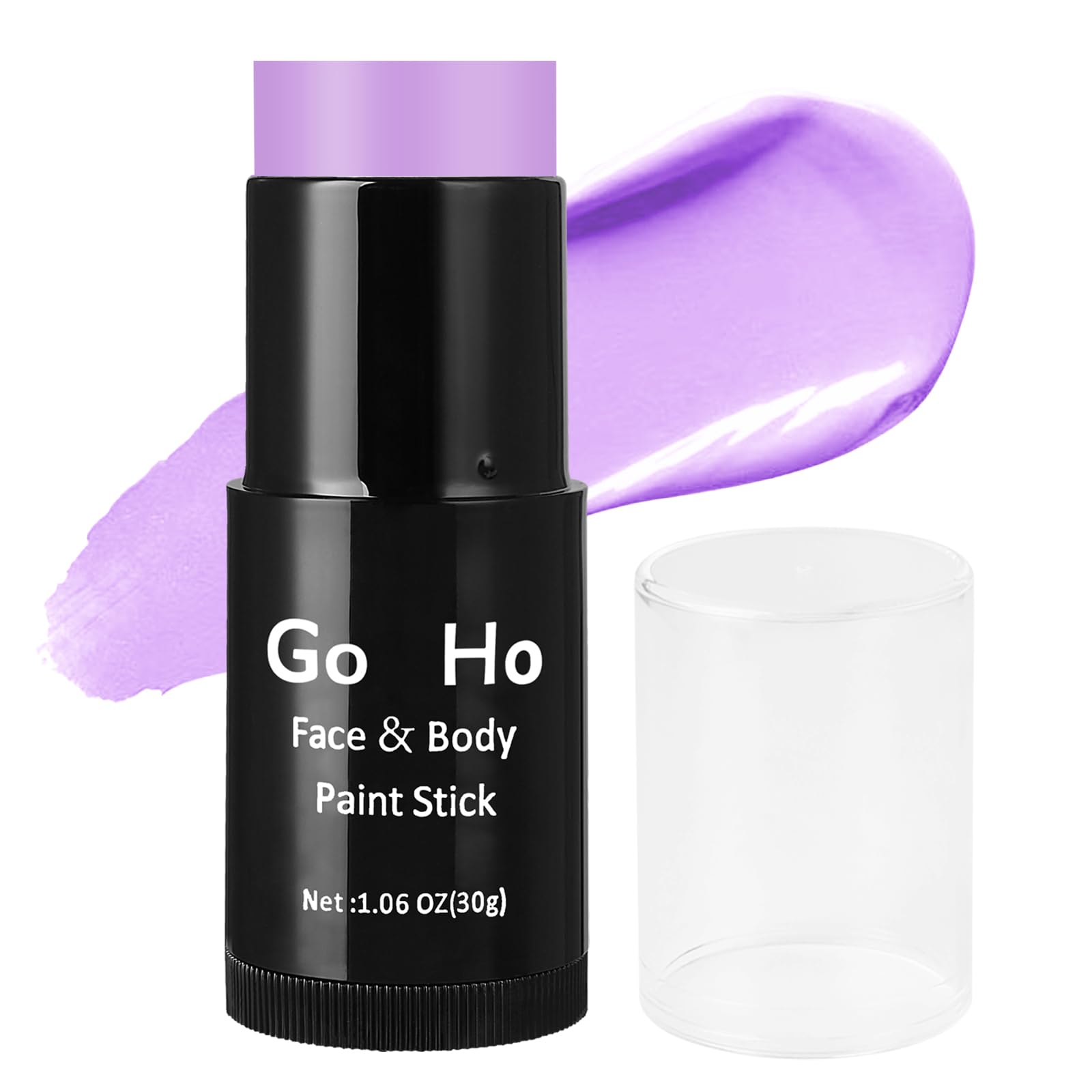 Go Ho Cream-Blendable Pastel Purple Face Paint Stick (1.06 Oz),Full-Coverage Light Purple Body Paint Stick For Adults Children H
