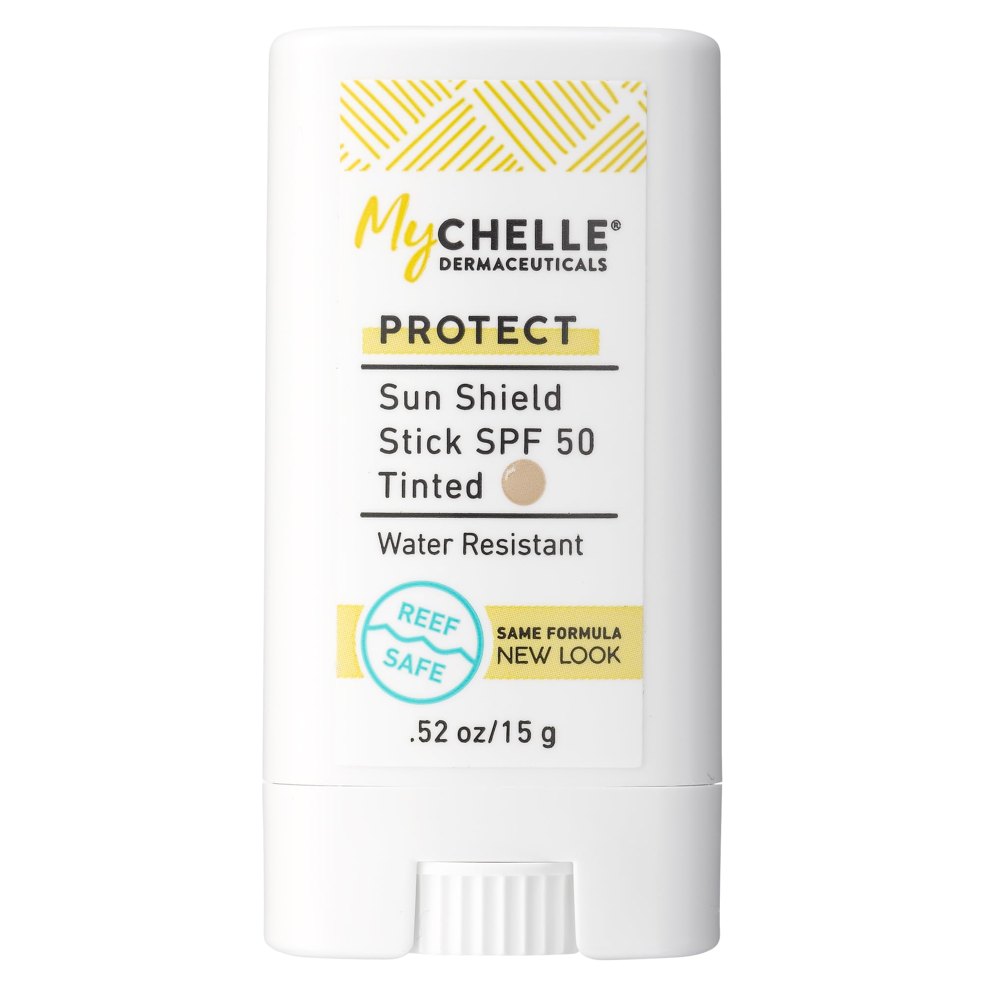 Mychelle Sun Shield Stick Spf 50 Tinted - Mineral Reef Safe Sunscreen For Face