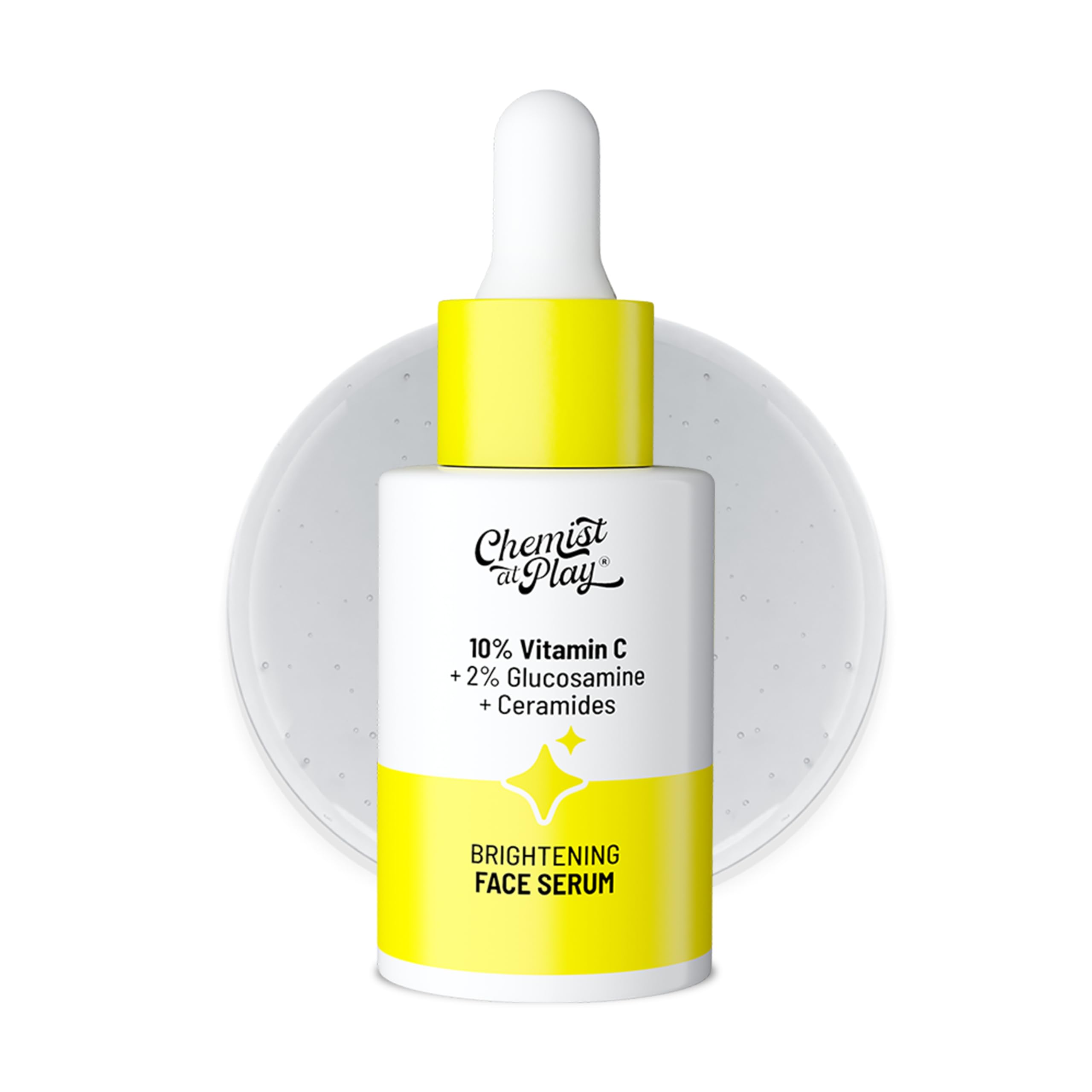 Chemist At Play 10% Vitamin C Face Serum |Brightens & Gives Glow |Fades Dark Spots |Treats Hyperpigmentation| Balances Melanin P