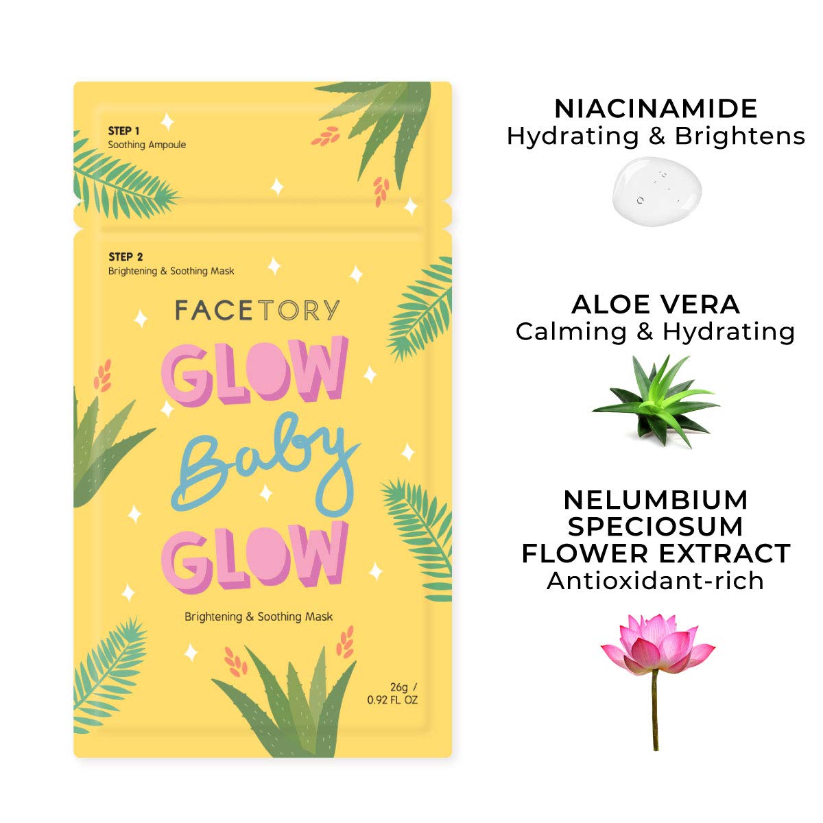 Facetory Collection Facial Mask Set - Hydrating, Purifying, Soothing, Moisturizing, And Revitalizing - Soft, Form-Fitting Face M