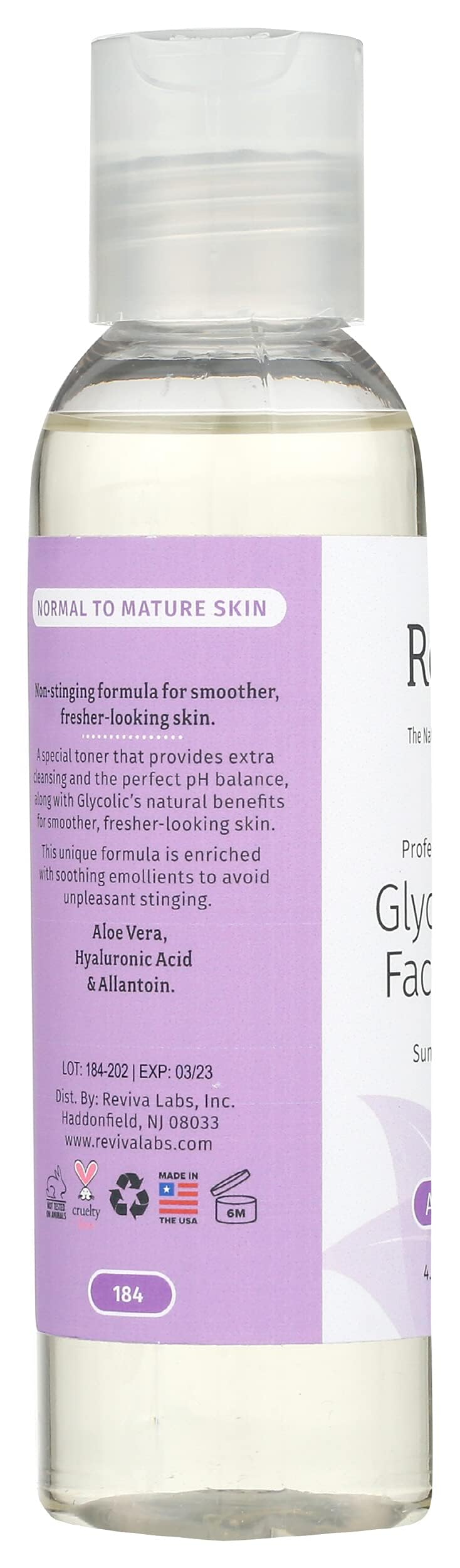 Reviva Labs Glycolic Acid Facial Toner