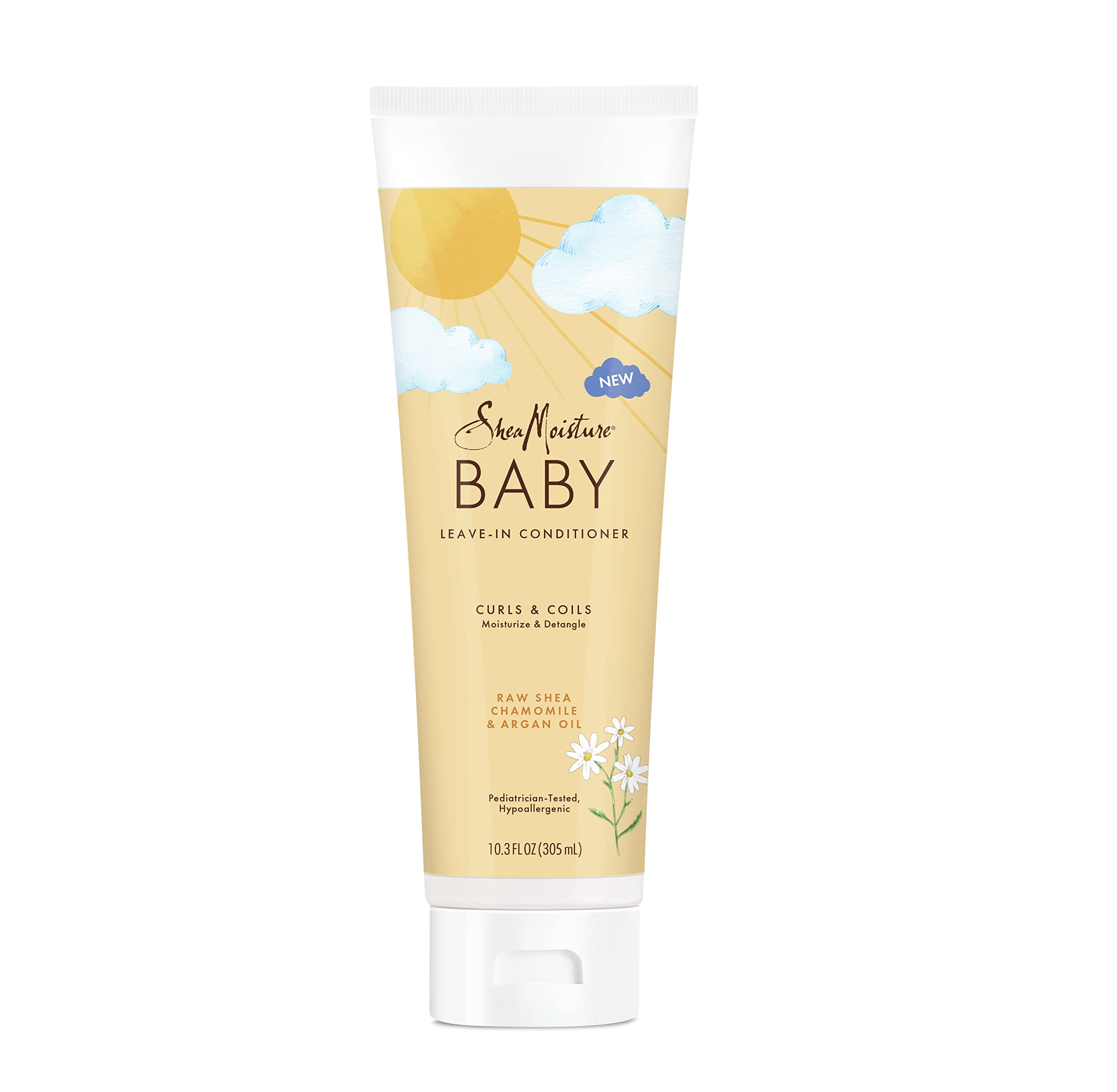 SheaMoisture Baby Conditioner for Curly Hair Raw Shea, Chamomile and Argan Oil Moisturizes and Helps Detangle Delicate Curls and