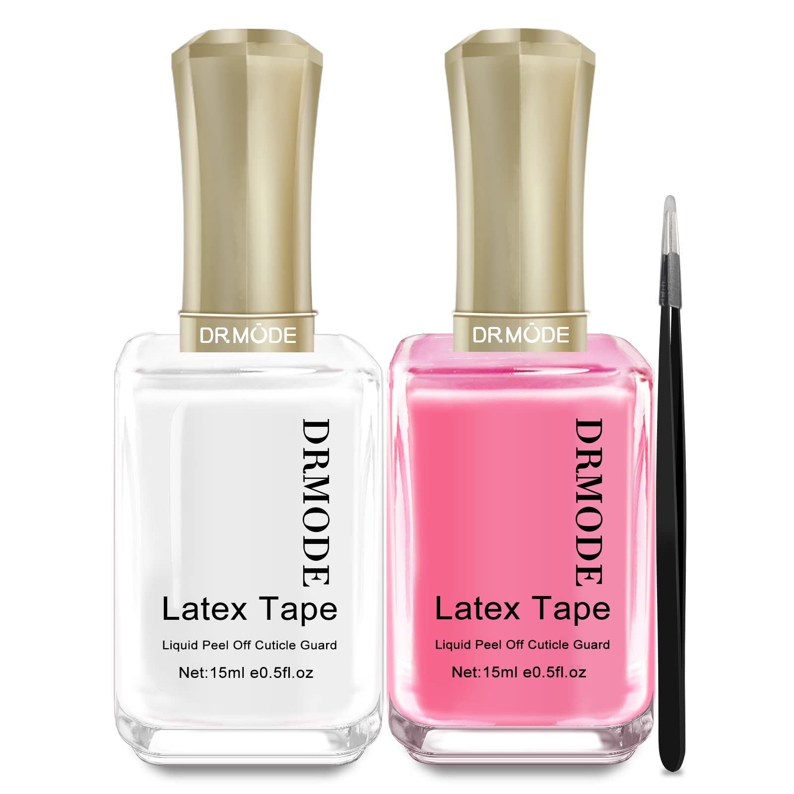 Liquid Latex For Nails - Dr.Mode 30Ml Fast Drying Cuticle Guard Latex Tape Peel Off For Nails Painting, Stamping Skin Protectors
