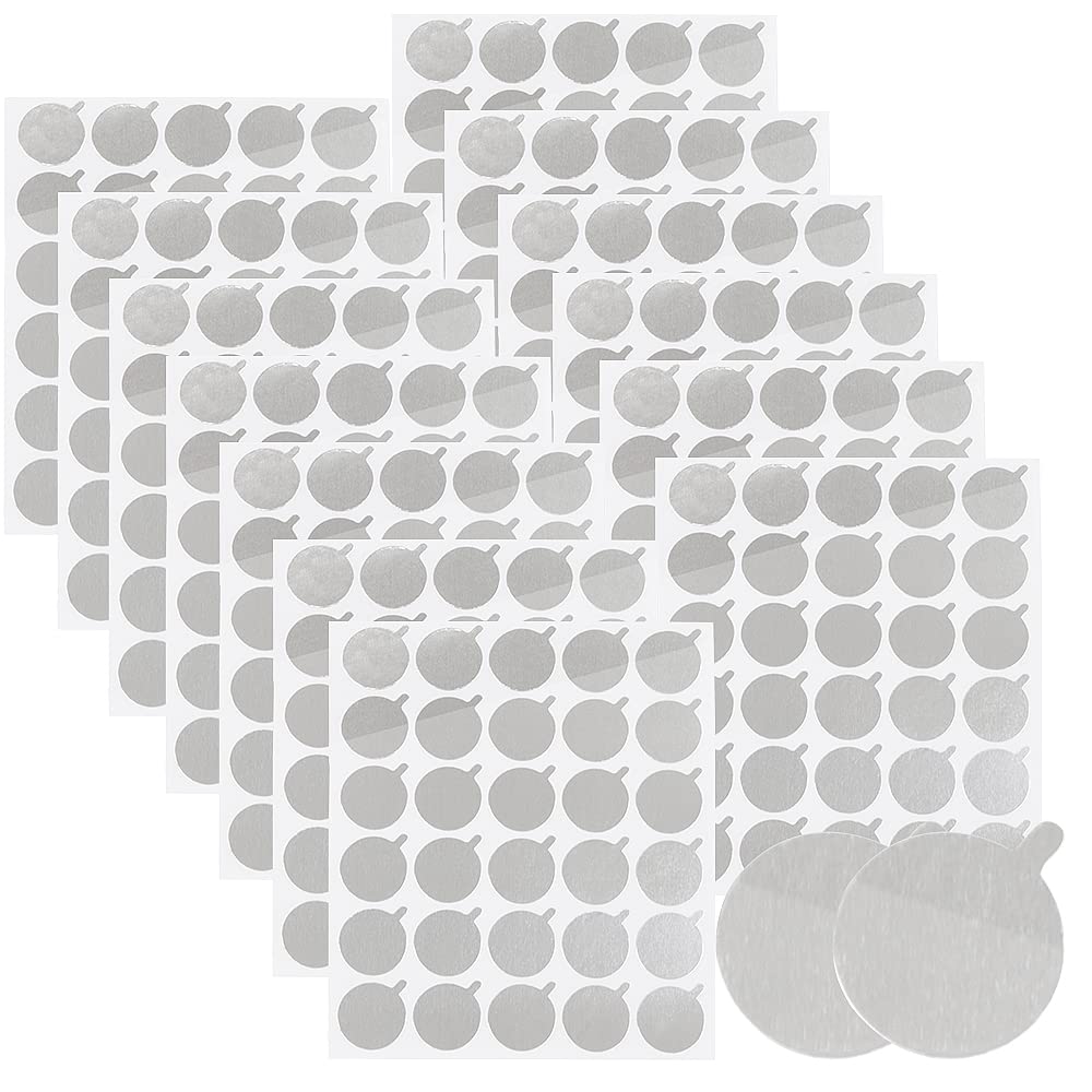 1200 Pcs Eyelash Extension Adhesive Glue Pallet Sticker Pads, Disposable Waterproof Adhesive Holder Pad (Round)