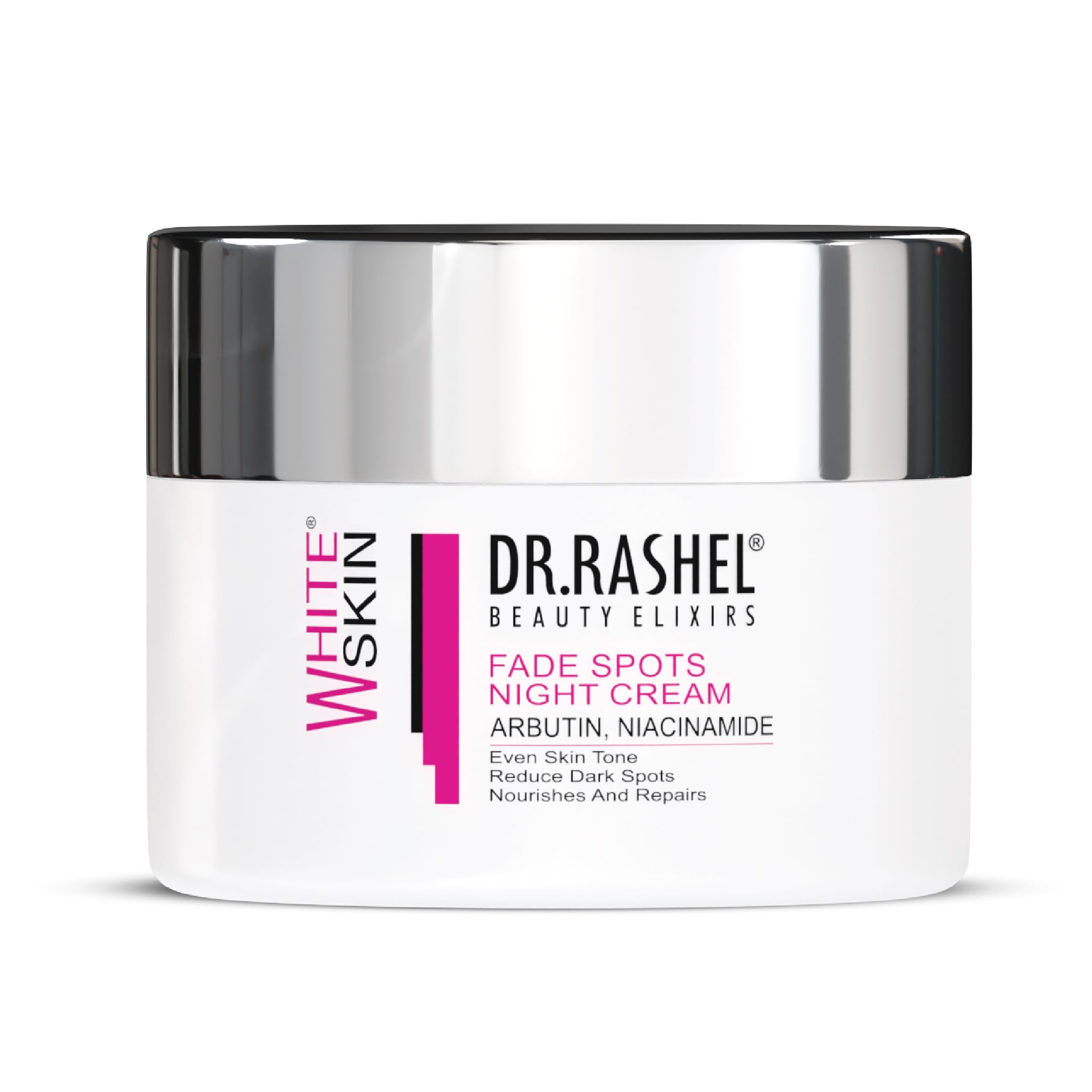 Dr.Rashel White Skin Face Night Cream For Women And Men (50 G) | All Skin Types | Reduces Dark Spots | Brightens, Nourishes And 