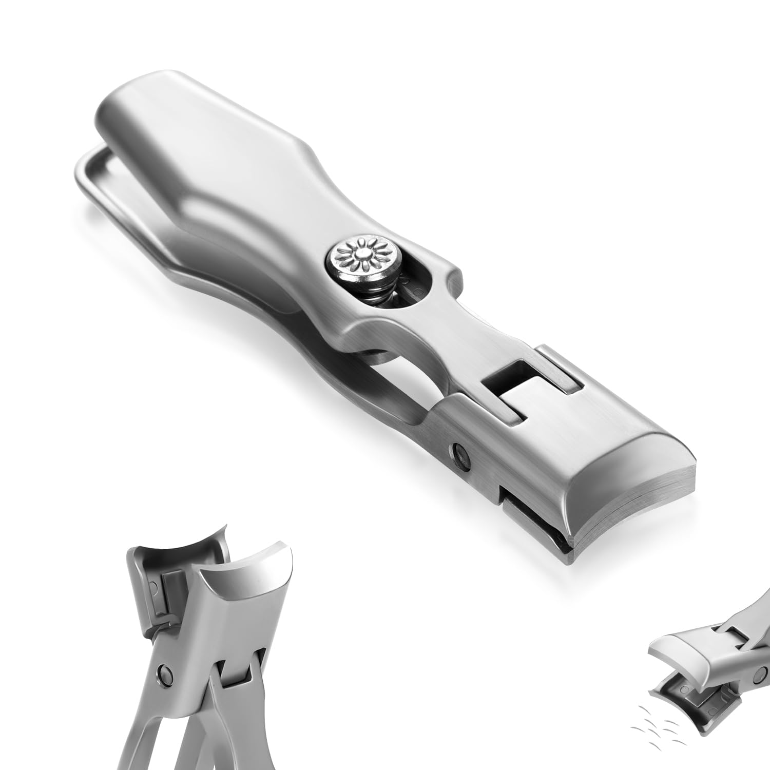 Toe Nail Clippers for Thick Nails, Sharp Nail Clippers Wide Mouth Toenail Clippers Seniors Super Sharp Stainless Steel Nail Clip