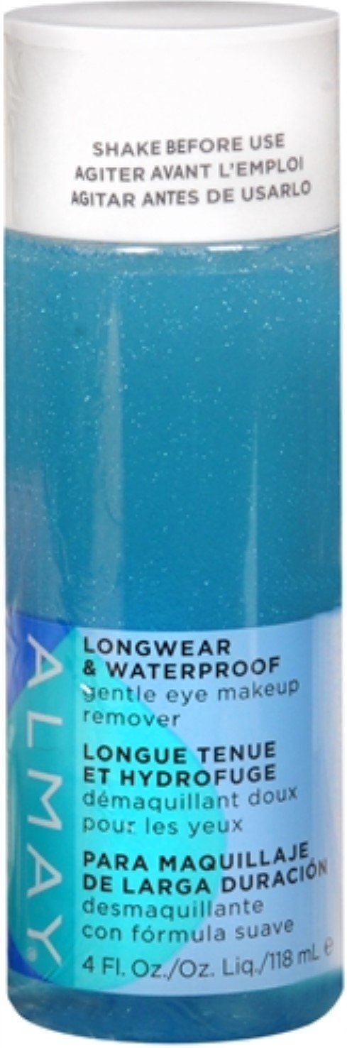 Almay Longwear And Waterproof Eye Makeup Remover Liquid, 4 Fl Ounces (Pack Of 4)