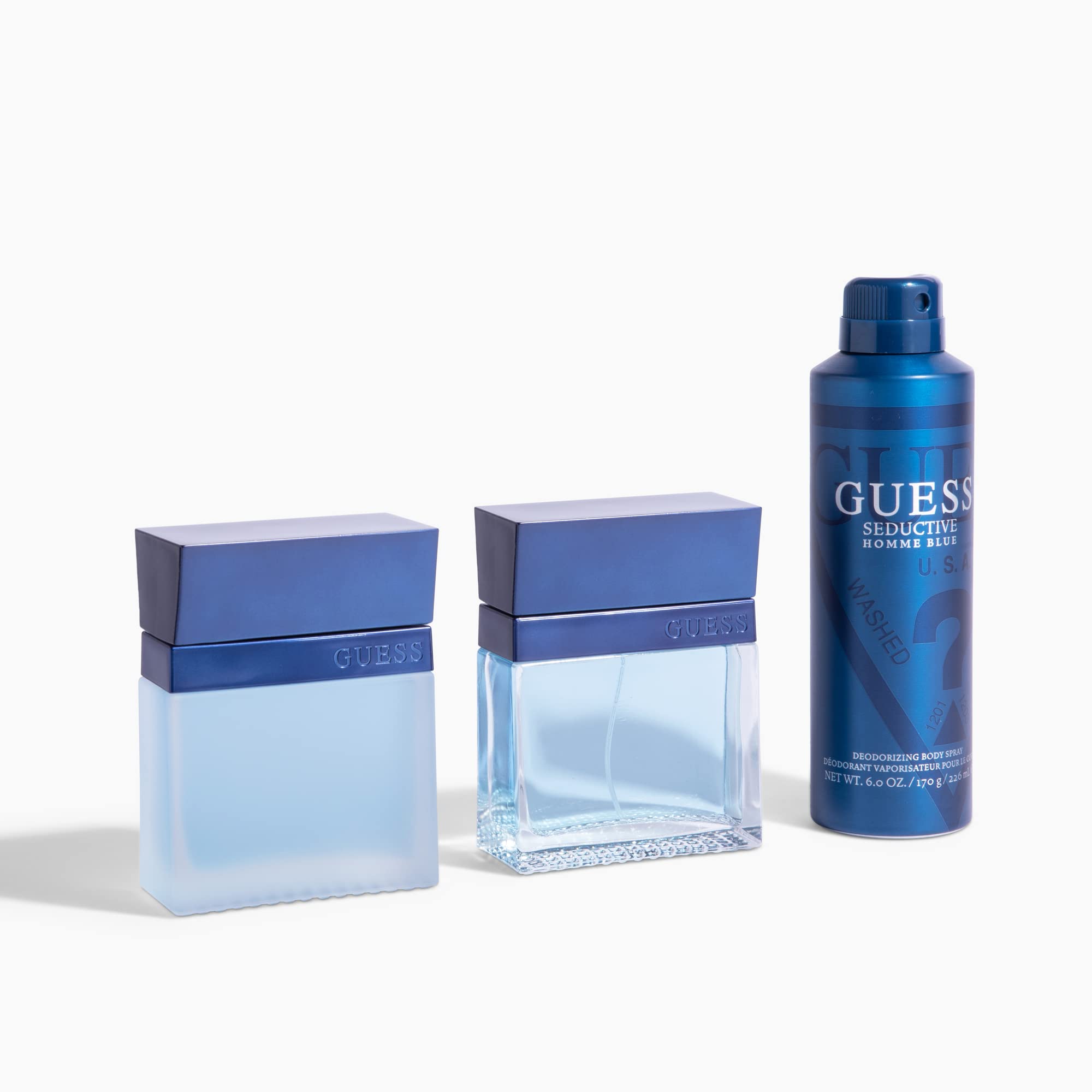 Guess Seductive Blue Men/Homme Eau De Toilette Cologne Spray For Men, 1.7 Fl. Oz.
