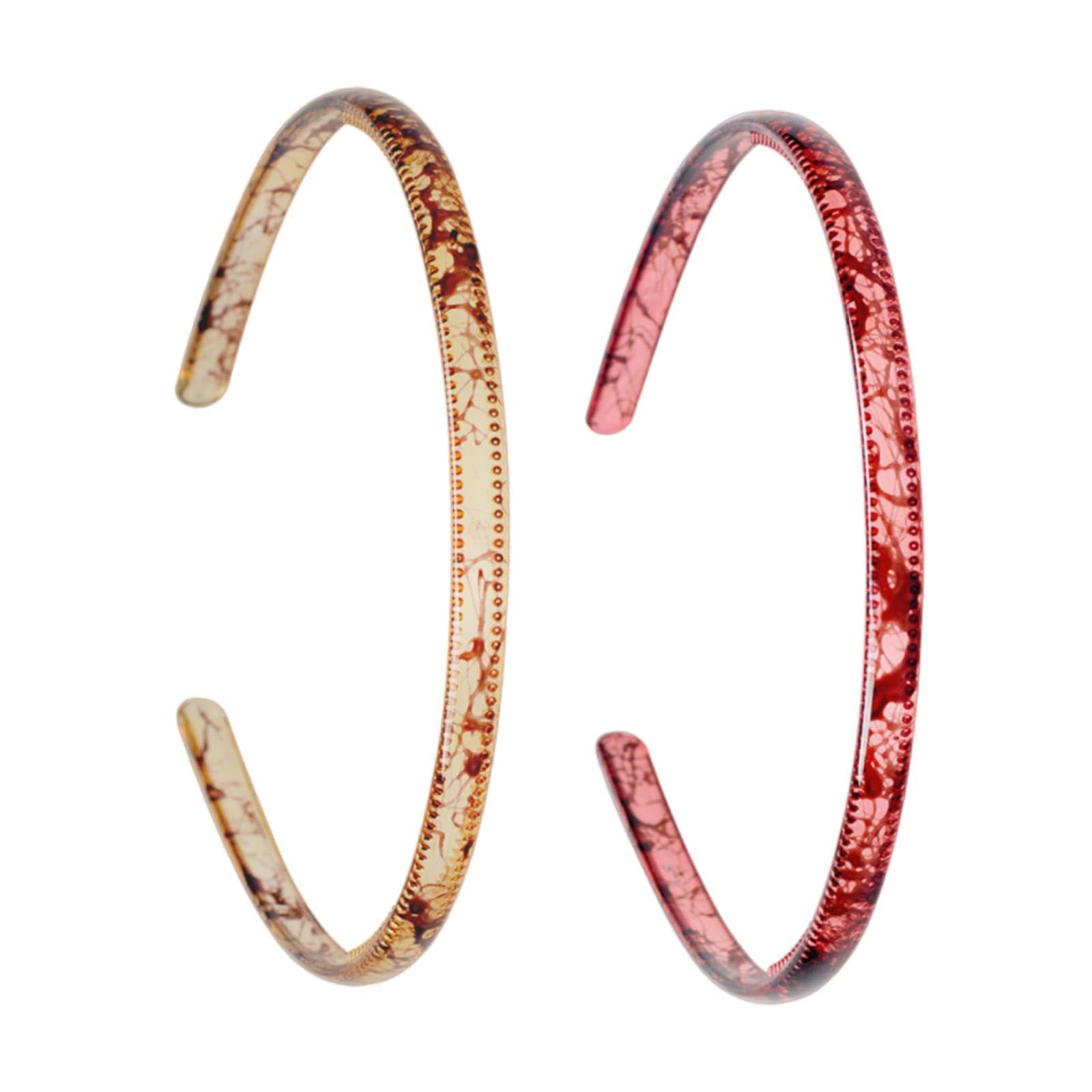 Enakshi 2 Pieces Skinny Headbands Thin Hair Hoop Fashion With Short Teeth Hair Bands|Clothing, Shoes & Accessories | Womens Acce