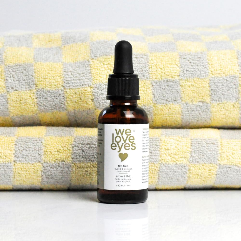 We Love Eyes - Natural Eyelid Cleansing Oil With Tea Tree - Allergen Removal - Preservative-Free - Australian Tea Tree Oil - 30M
