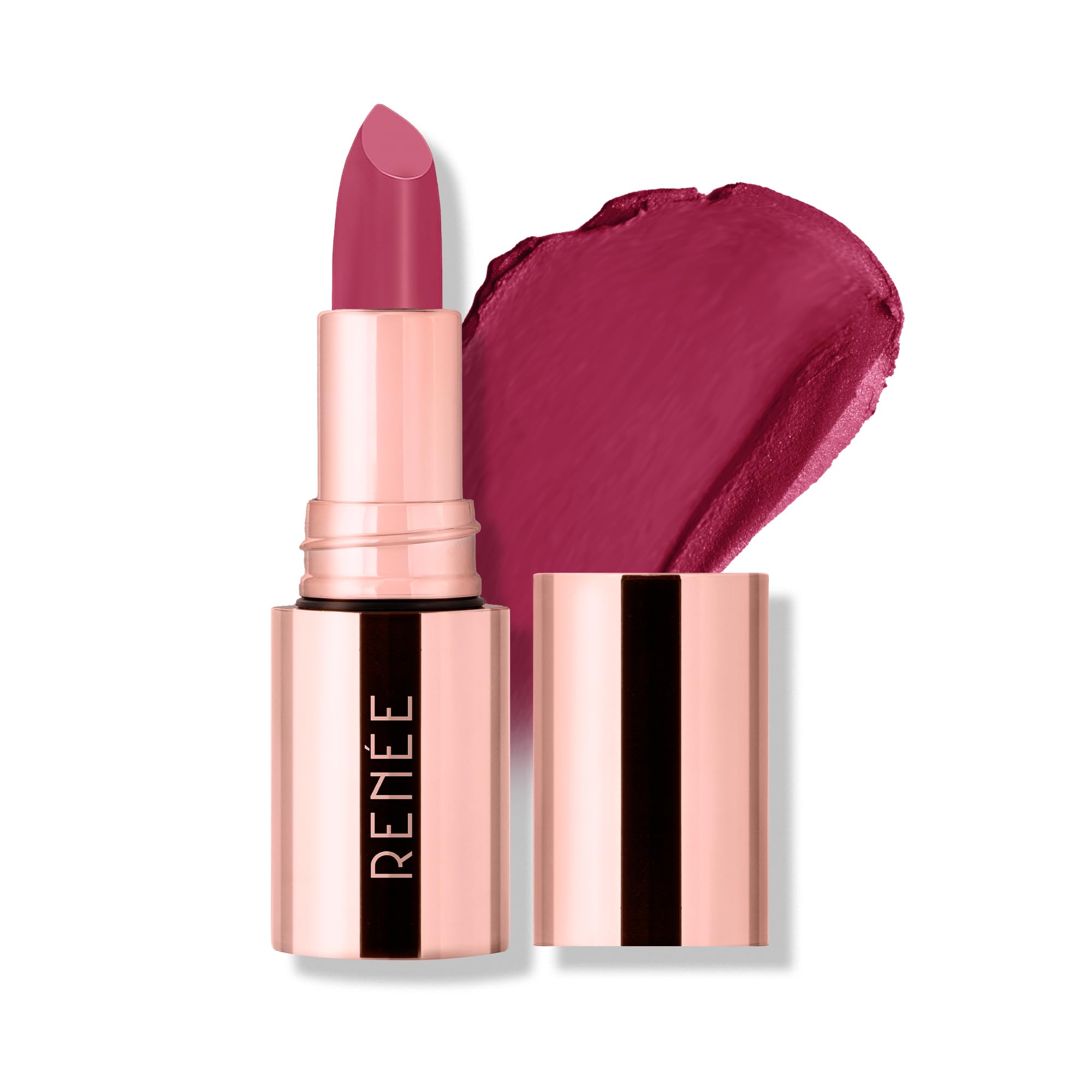 Renee Everstay Matte Lipstick  Mauve Muse, Long Stay, Hydrating & NonDrying, Smudge & Transfer Proof, Lightweight, Intense Pig