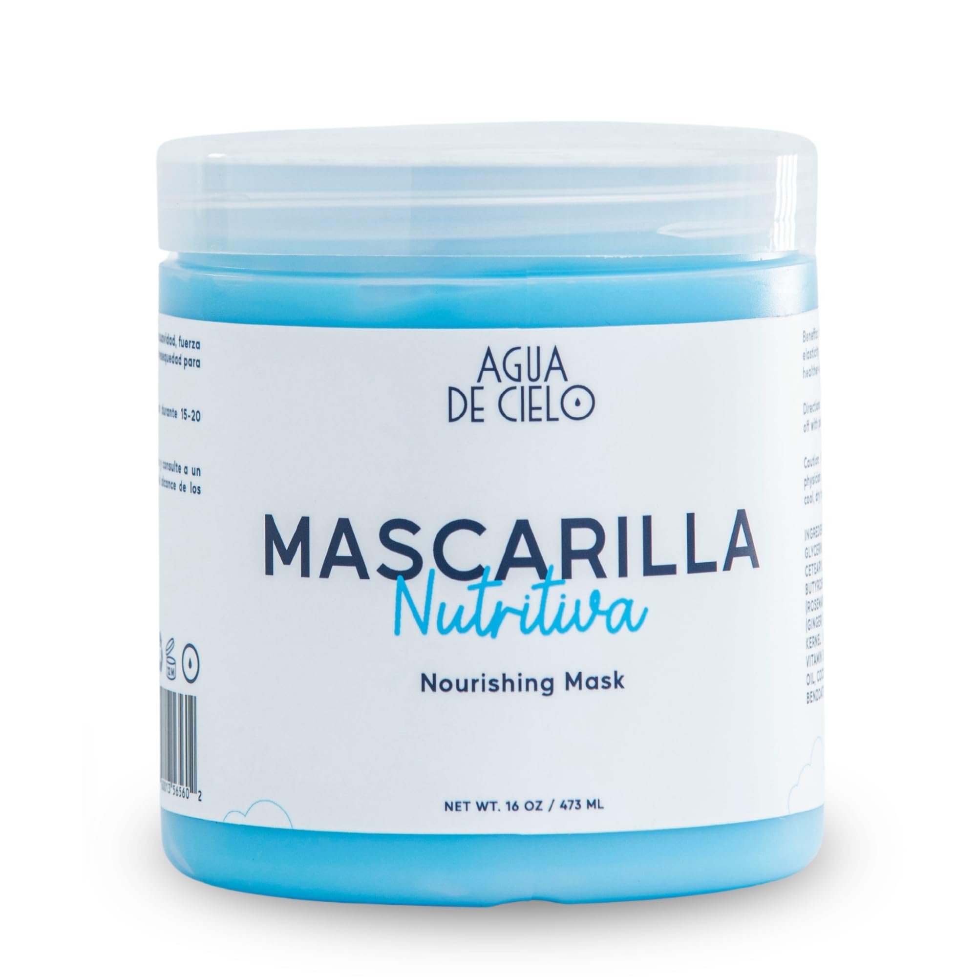 Agua de Cielo NutriMask  Nourishing Hair Mask for Dry Hair, 16 Oz